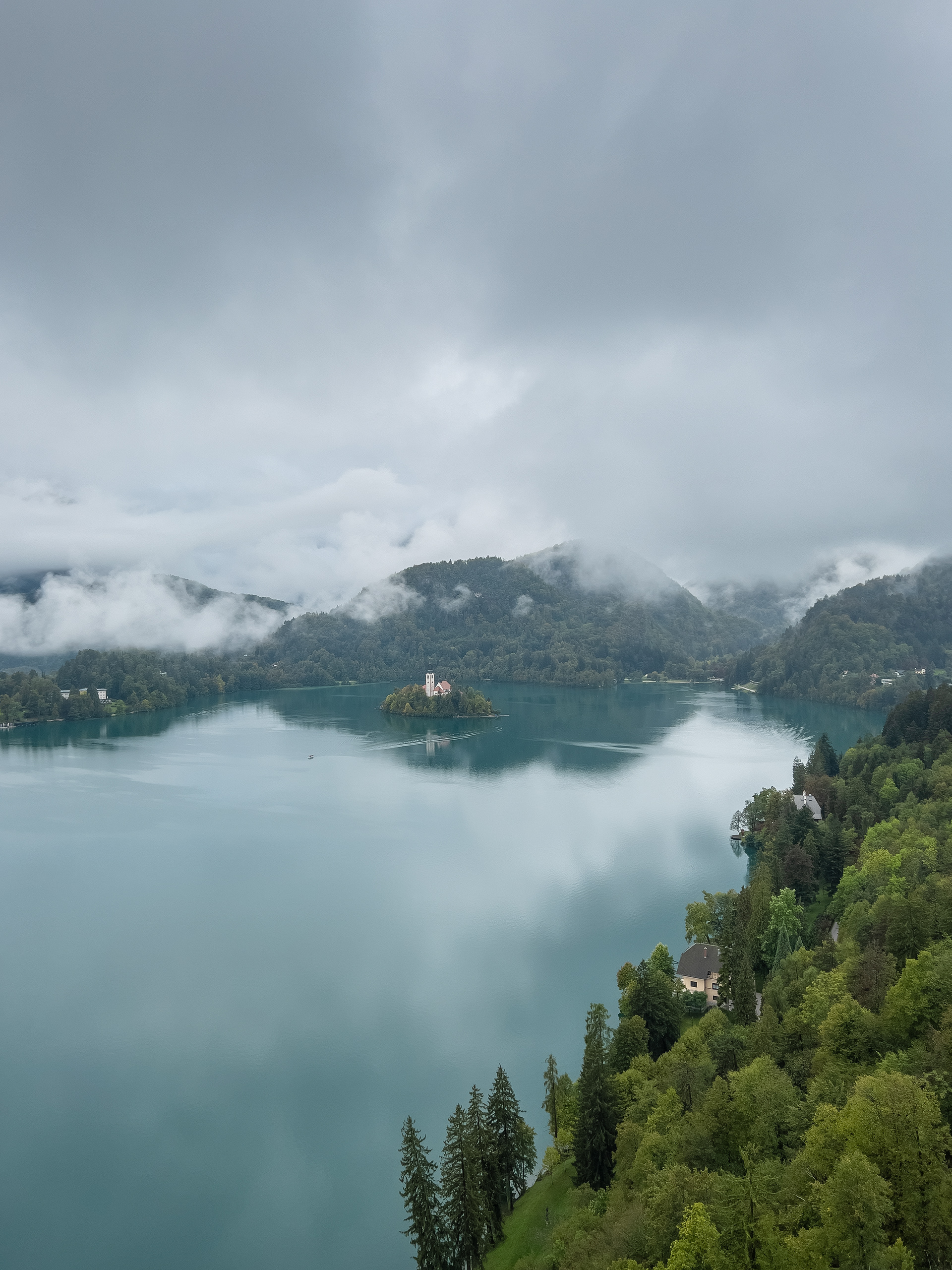 View from Bled Castle
