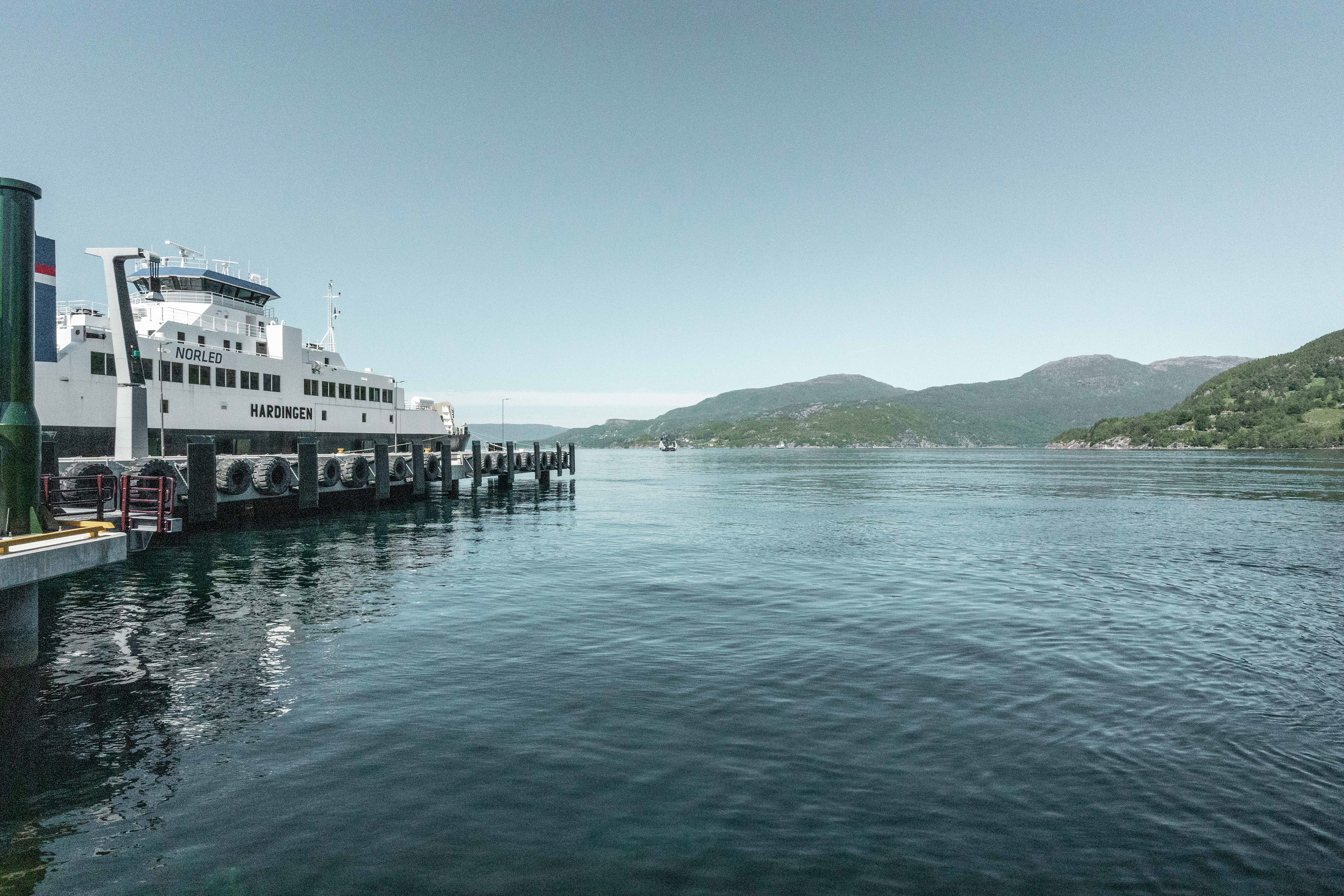 A ferry connection on Riksvei 13