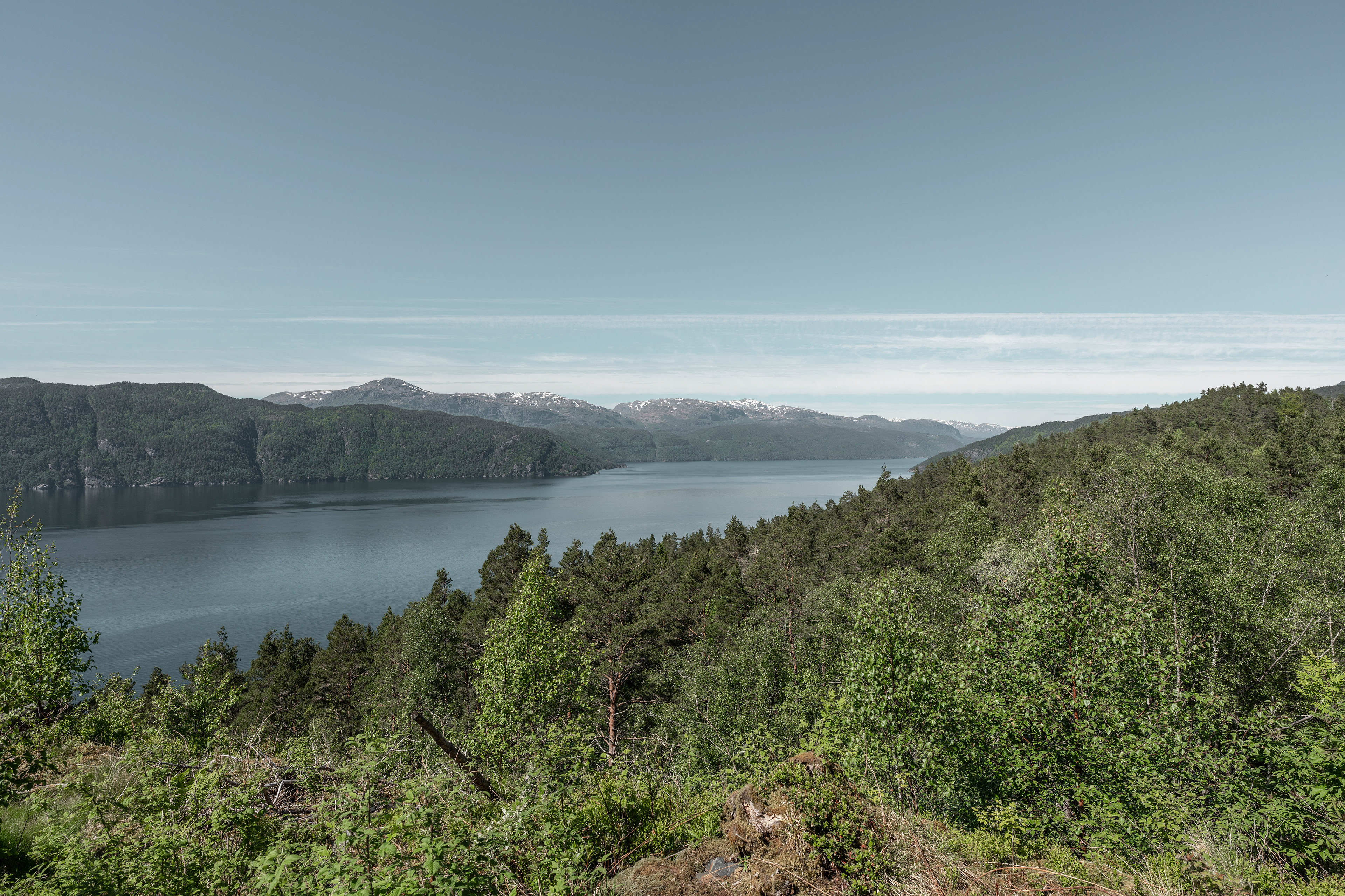 One of the lakes on Riksvei 13