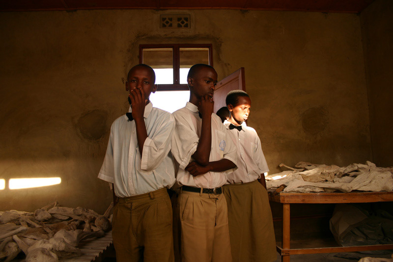 Secondary School Children Discovering For The First Time The Horrors Of Genocide