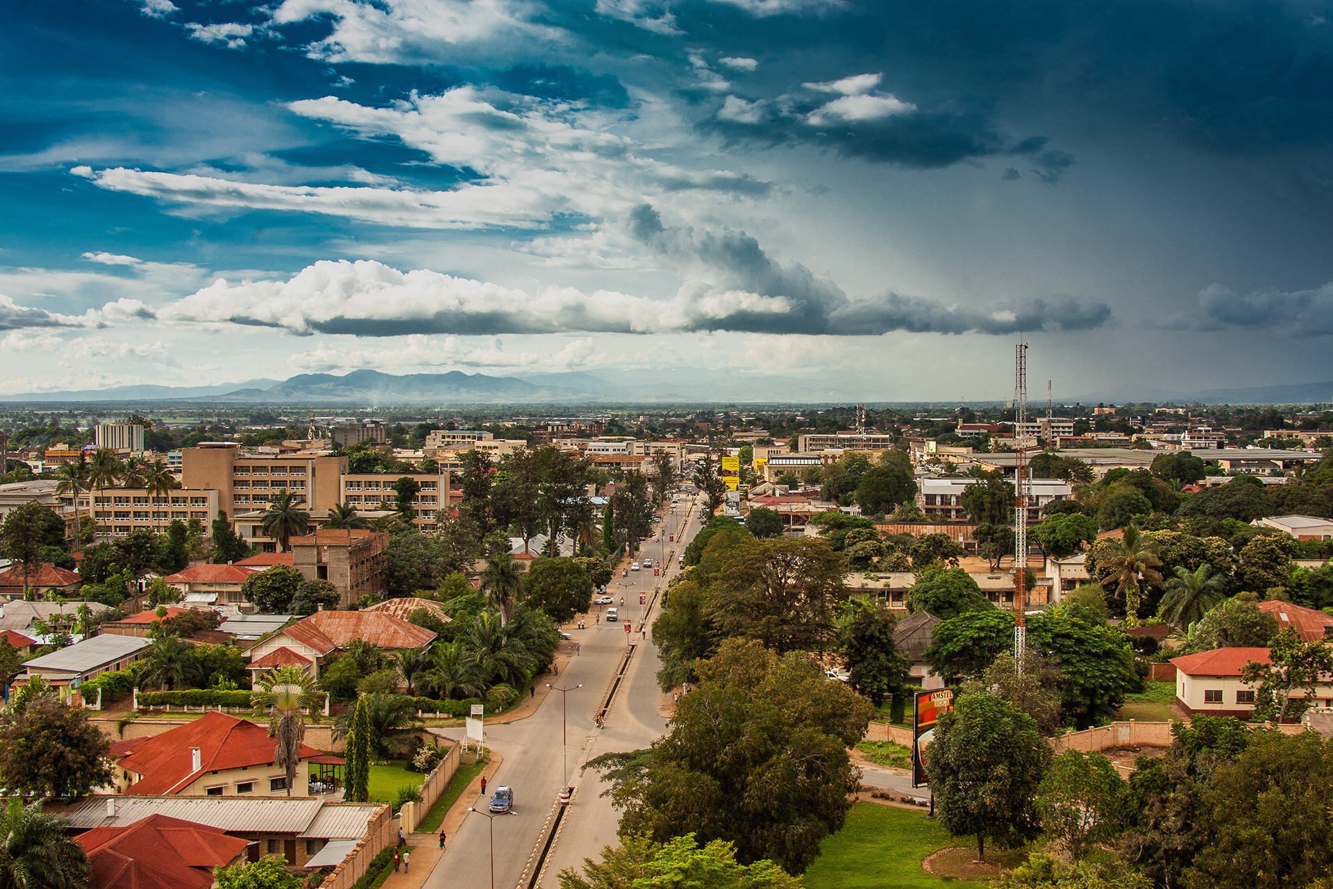 Bujumbura Town - View From Cathedral