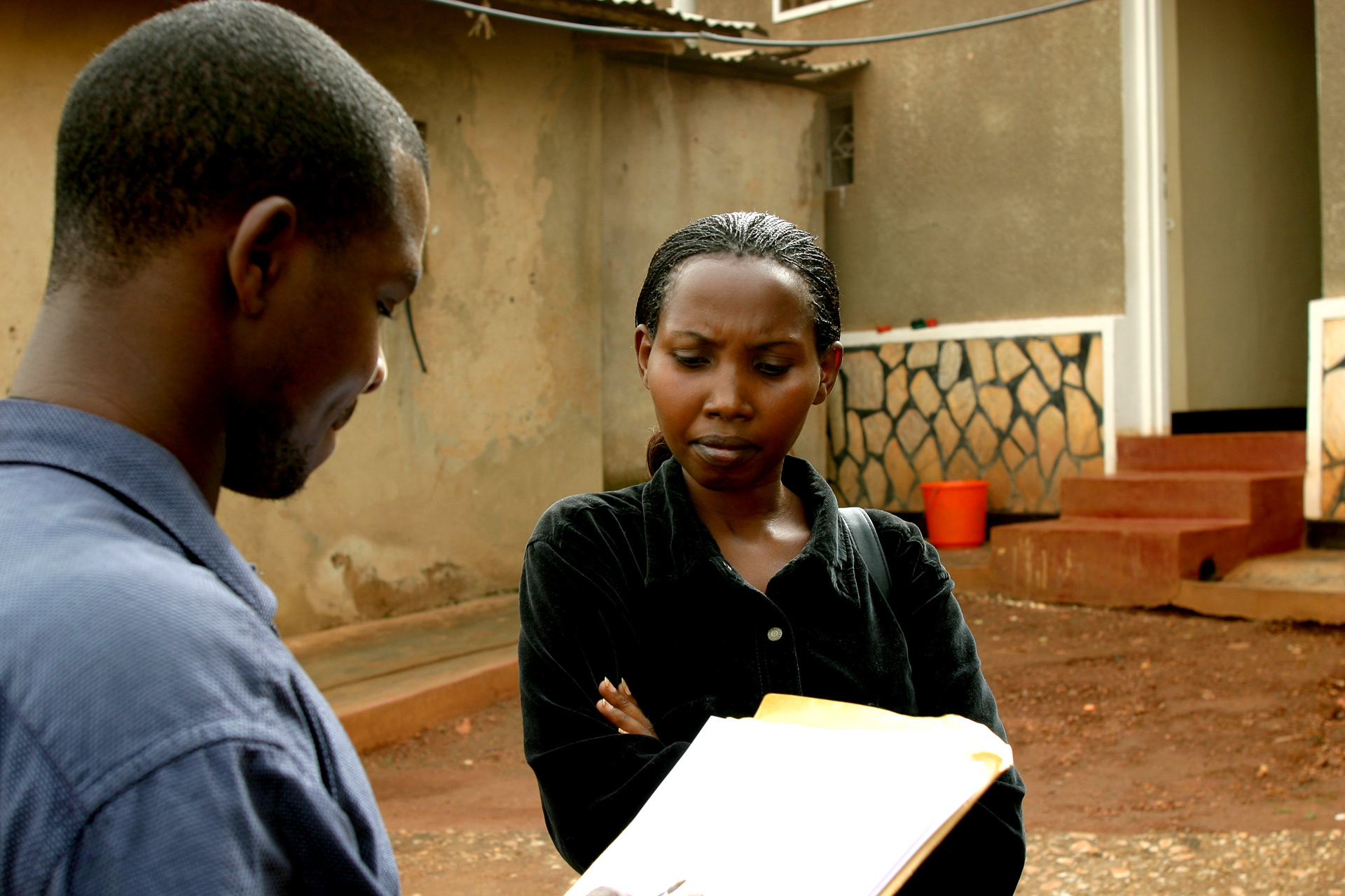 At a site of genocide in Rwanda, a survivor gives details of the crimes which took place there in 1994.