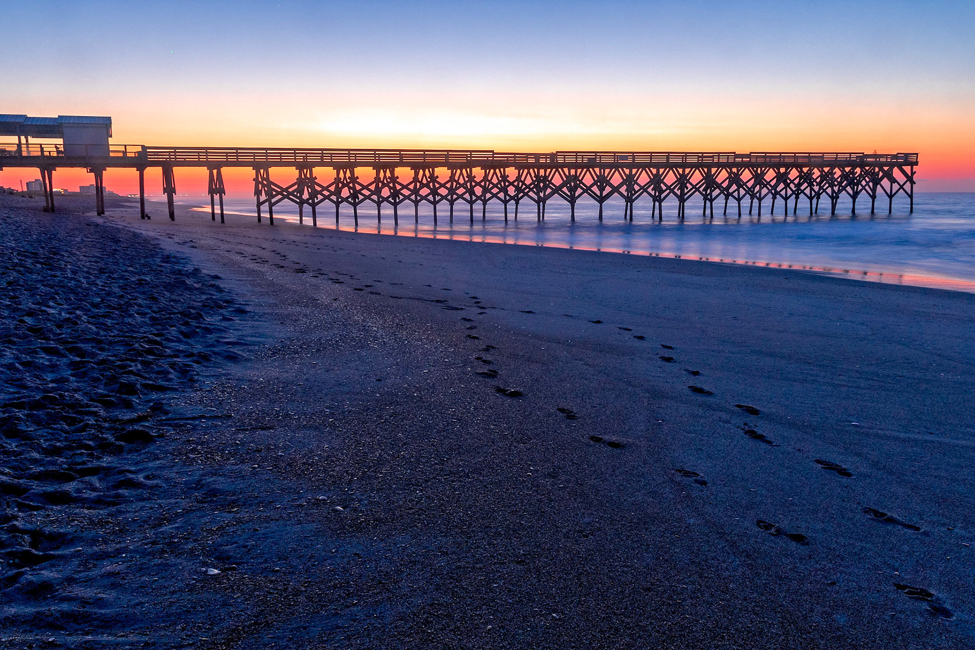 Sunrise Footsteps