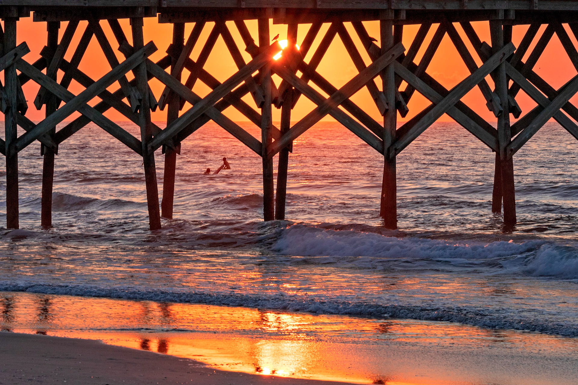 Oceanic Pier Sunrise