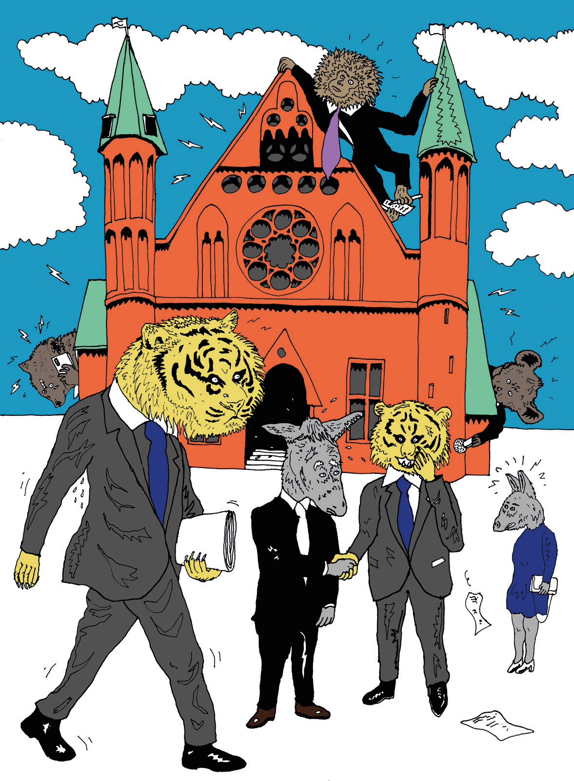 Political Tigers for HP/De Tijd