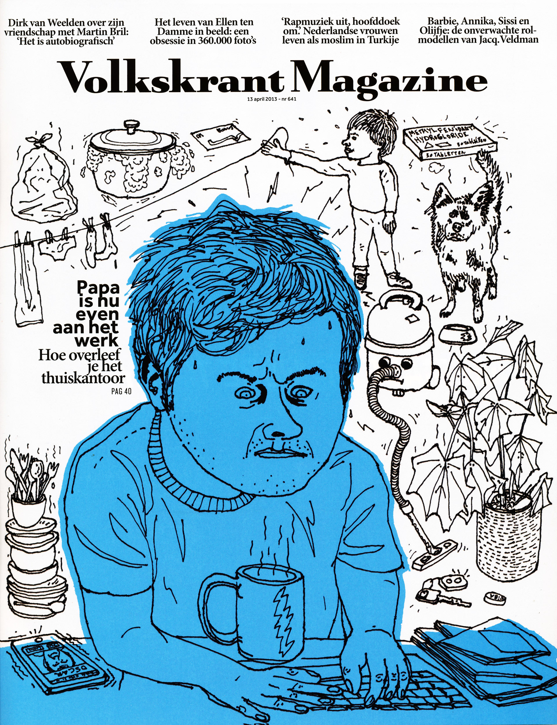 Freelance stress for Volkskrant Magazine