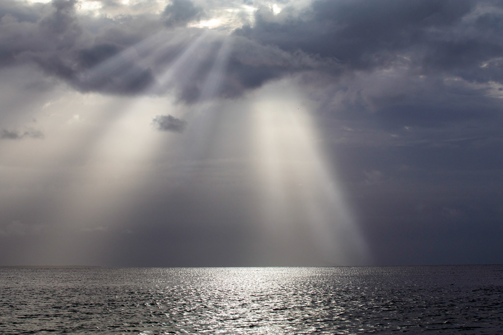 Sun Rays from the sky