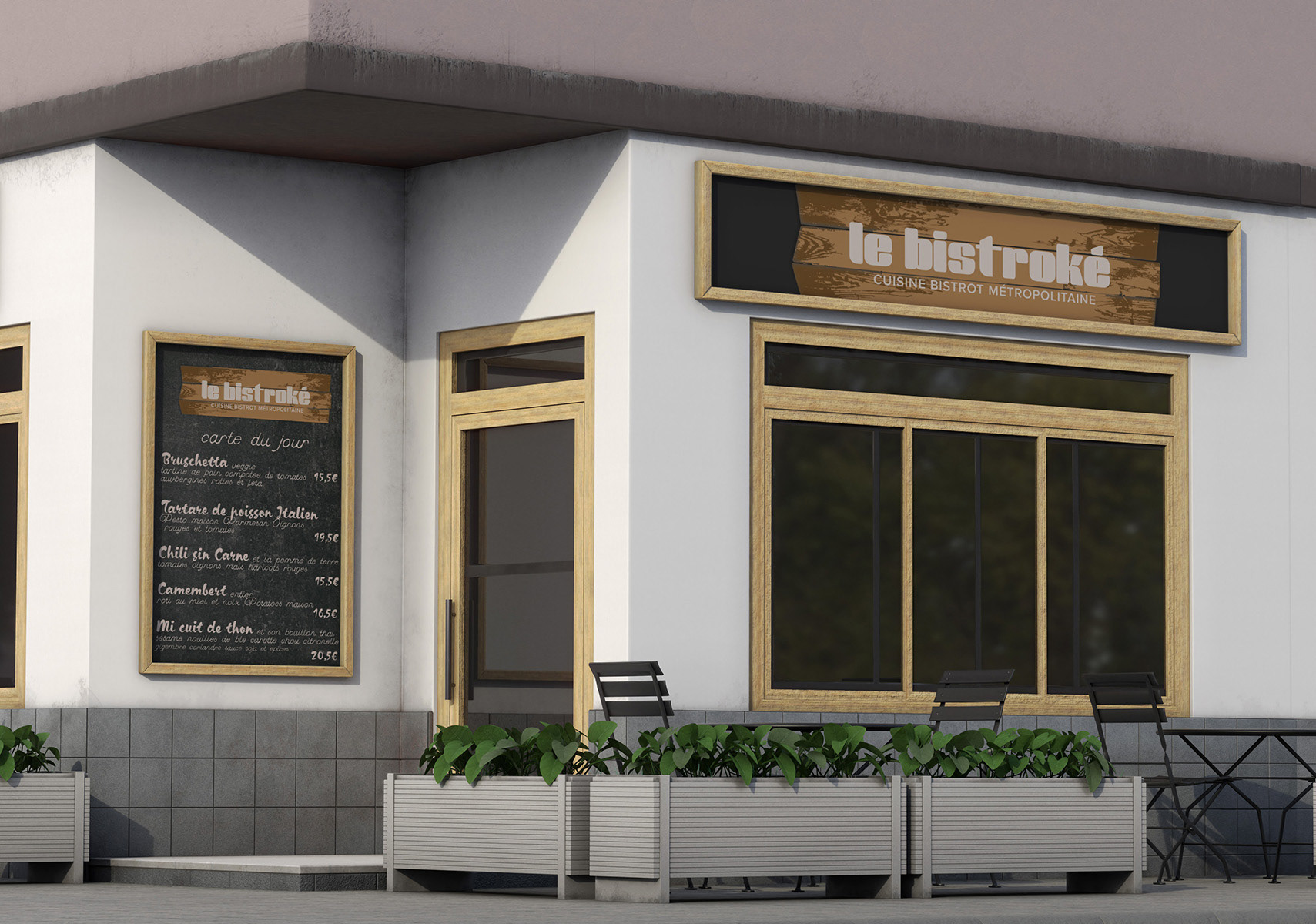 devanture le bristroké la réunion