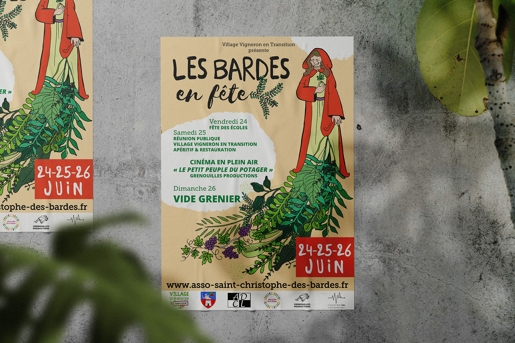 affiche les bardes en fête