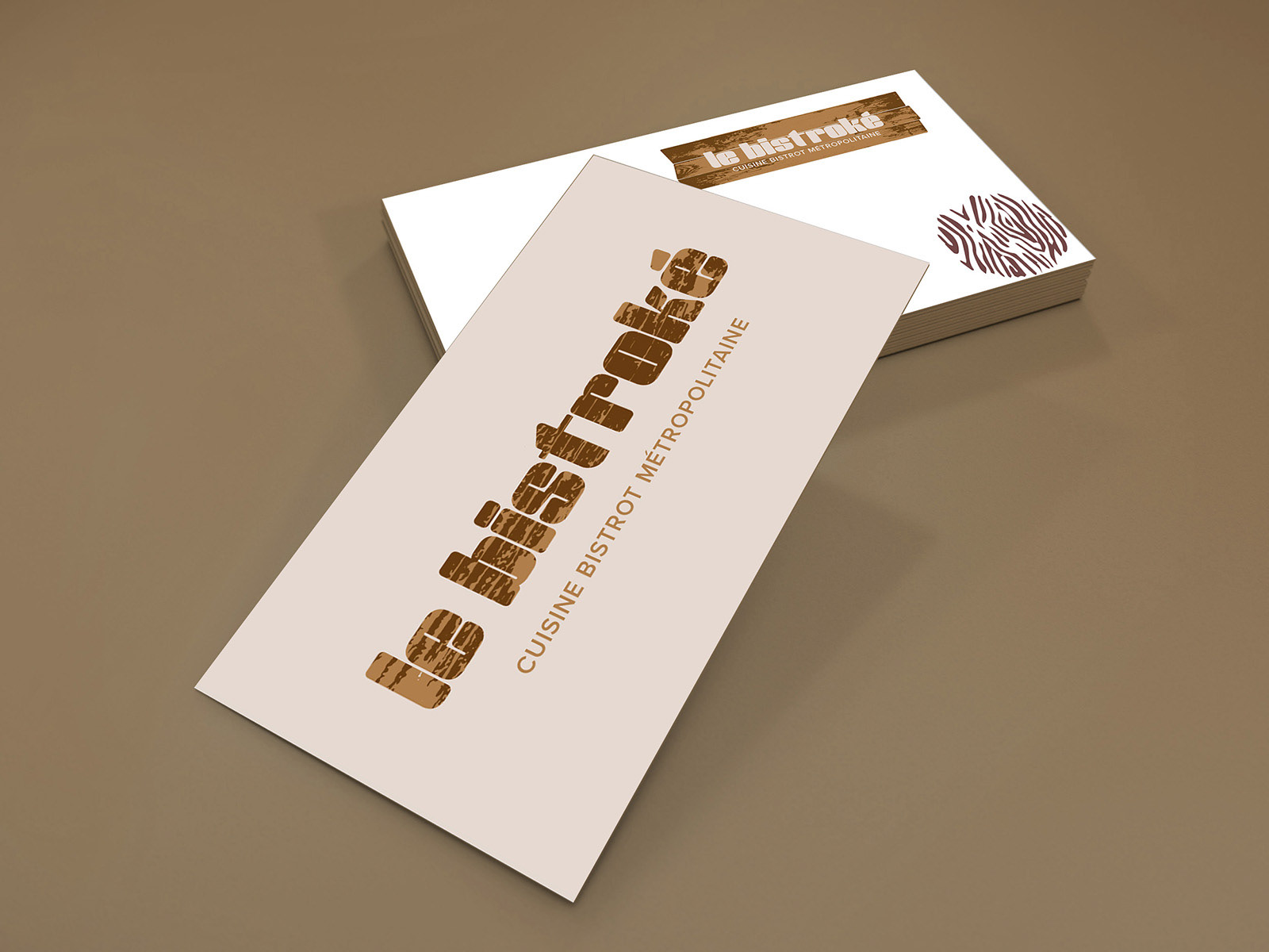 carte de visite le bistroké