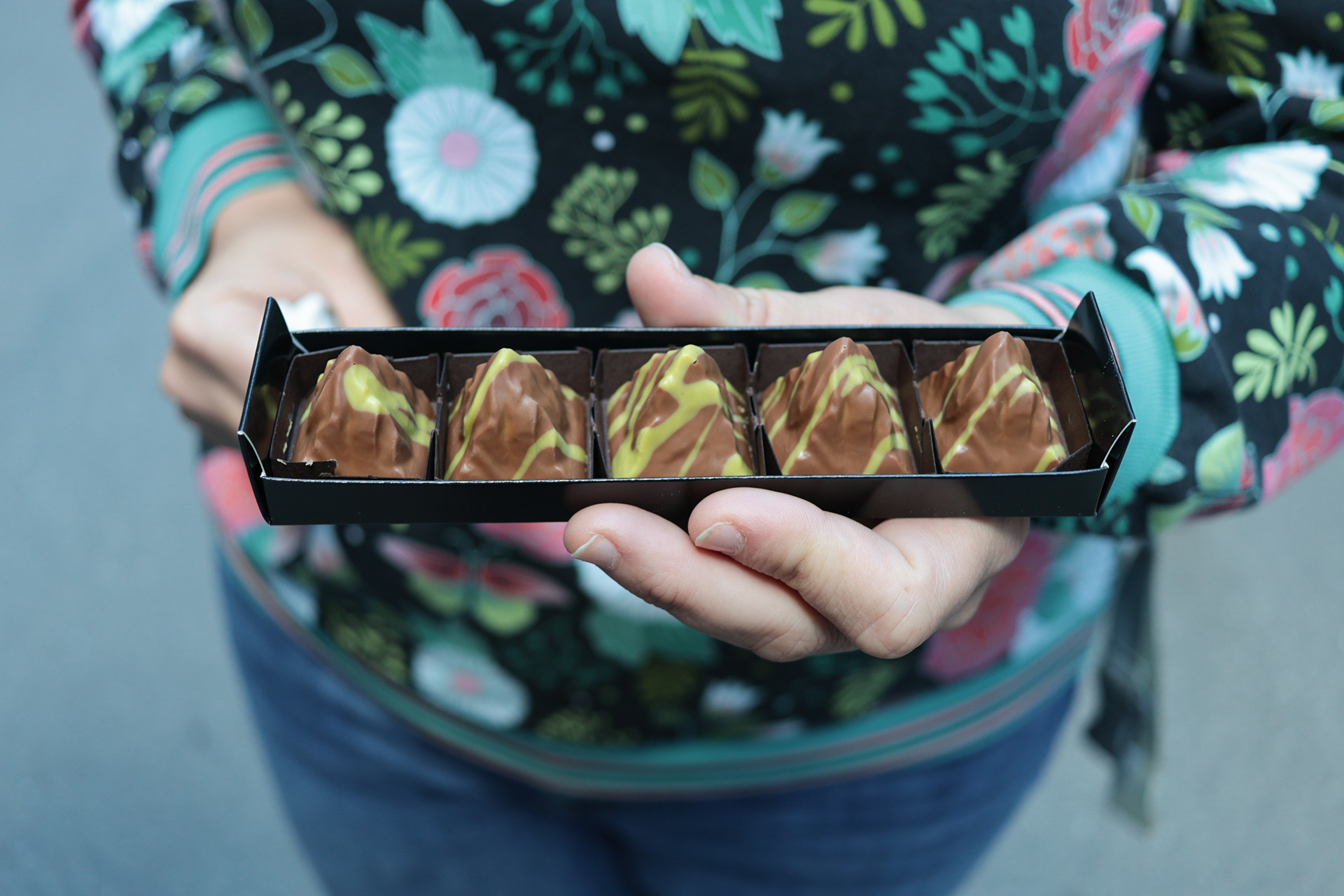 Matterhörnli-Schoggi Dubai-Style - die etwas eigenwilligere Kreation