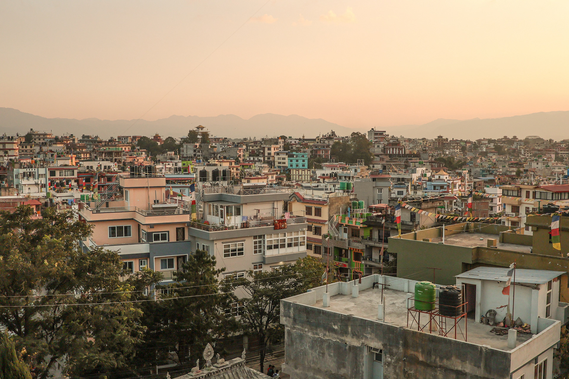 Blick auf Kathmandu