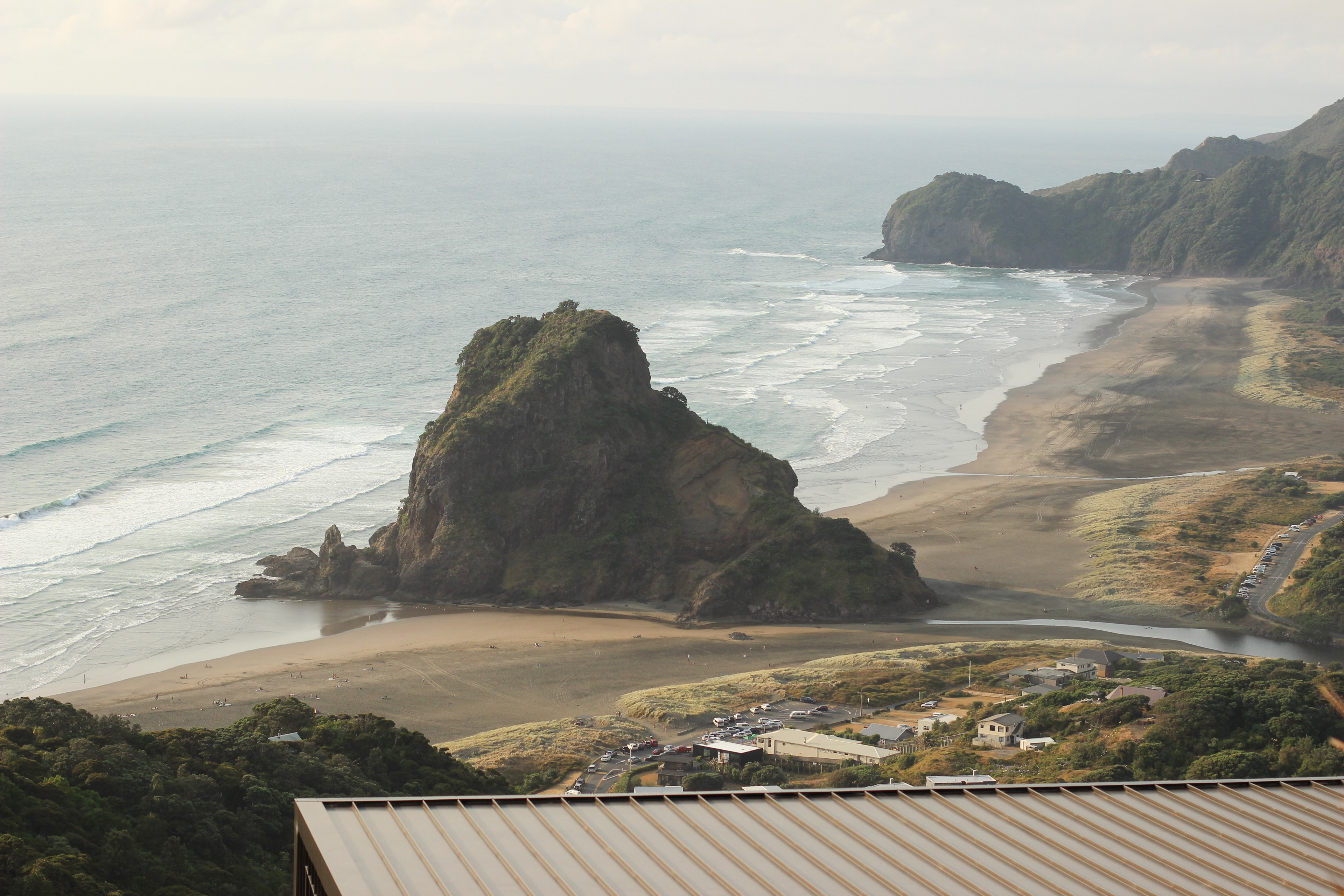 Lion Rock at Piha Beach