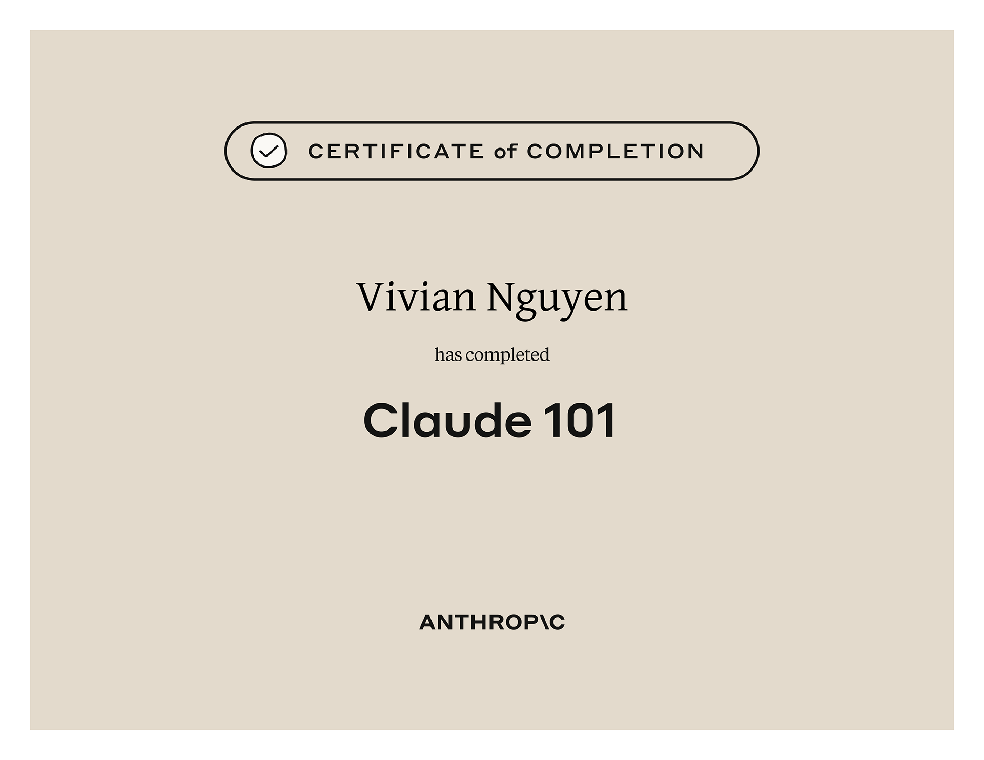 Anthropic Course 2026