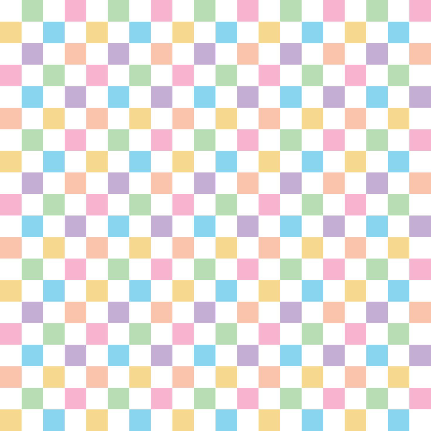 CHECK - PASTEL RAINBOW