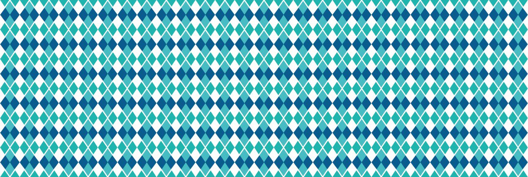 NAVY TEAL ARGYLE PRINT