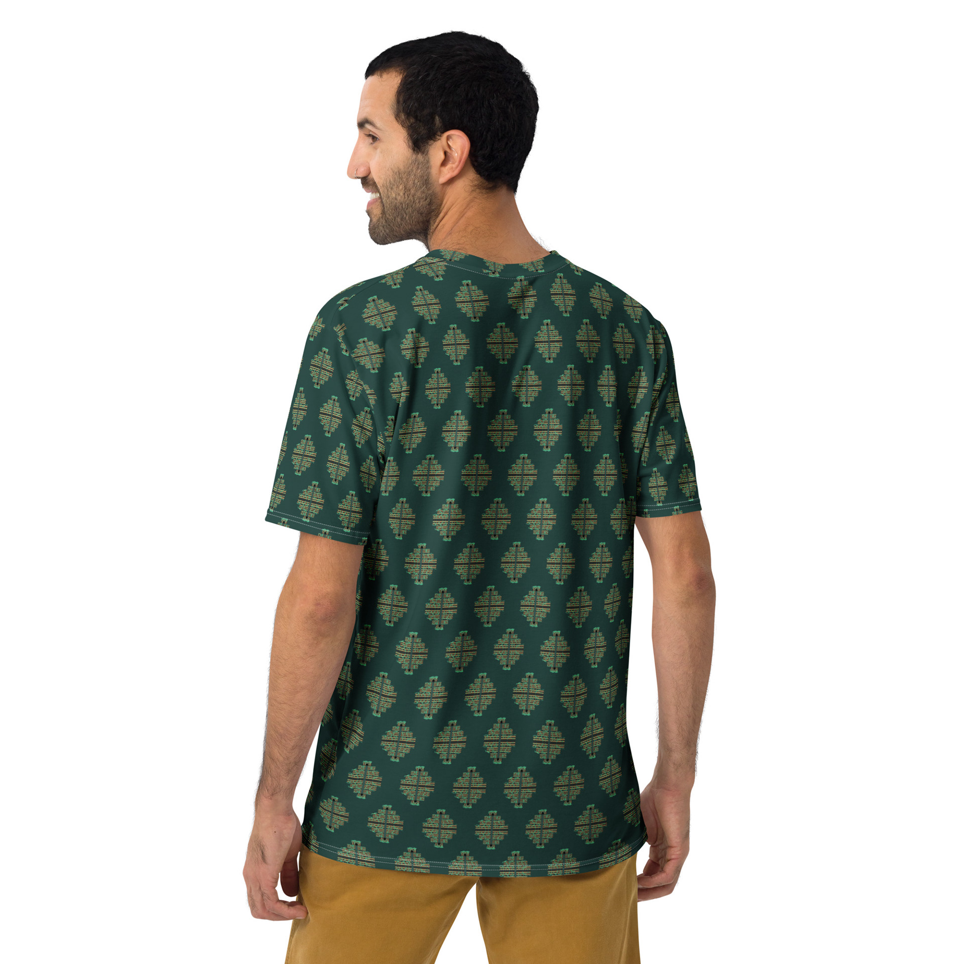 GEOMETRIC TEMPLES - ADVENTURER_ALL OVER GRAPHIC TEE - LIFESTYLE MENS BACK