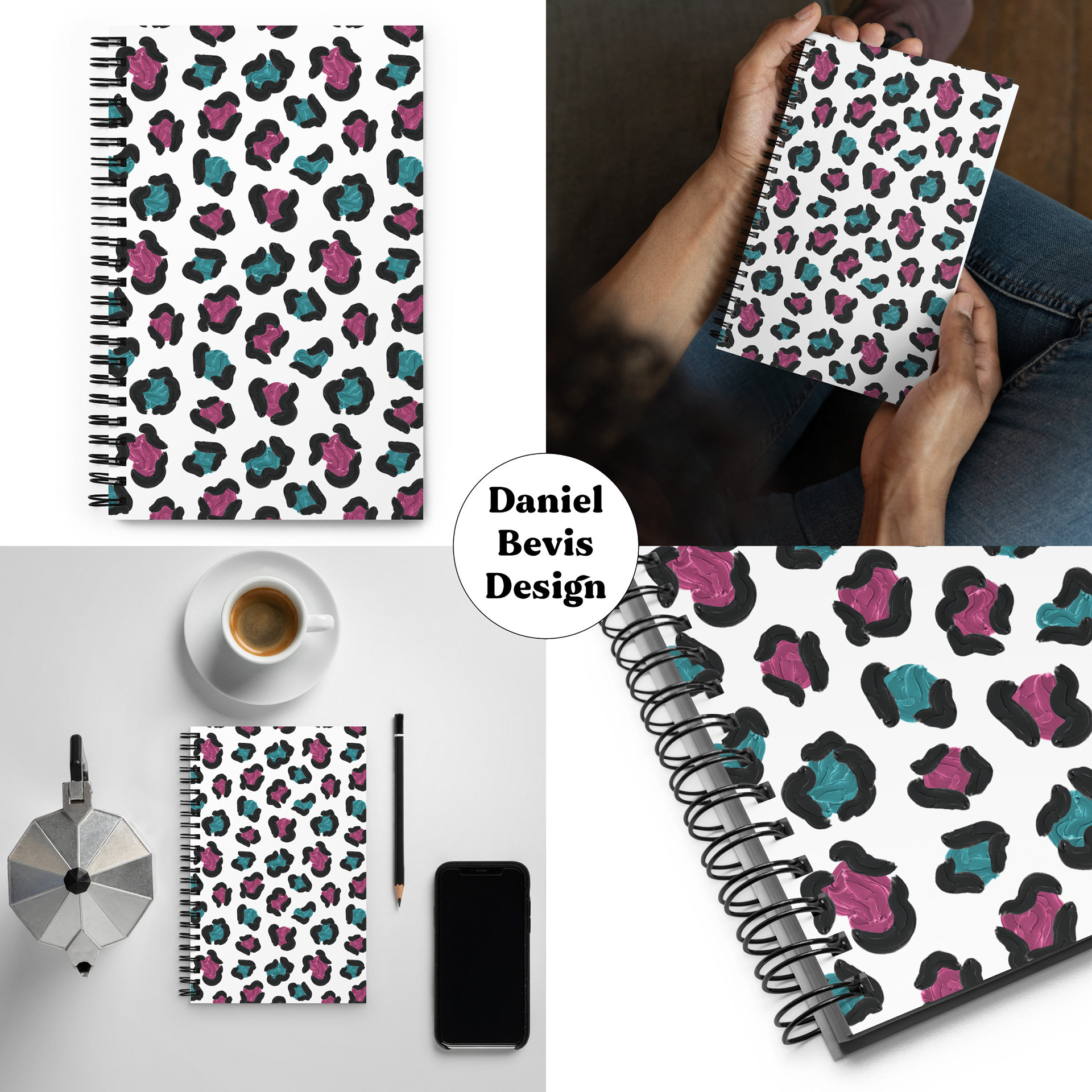 LEOPARD PRINT 1 - ELECTROPOP_SPIRAL NOTEBOOK MOCKUPS COLLAGE