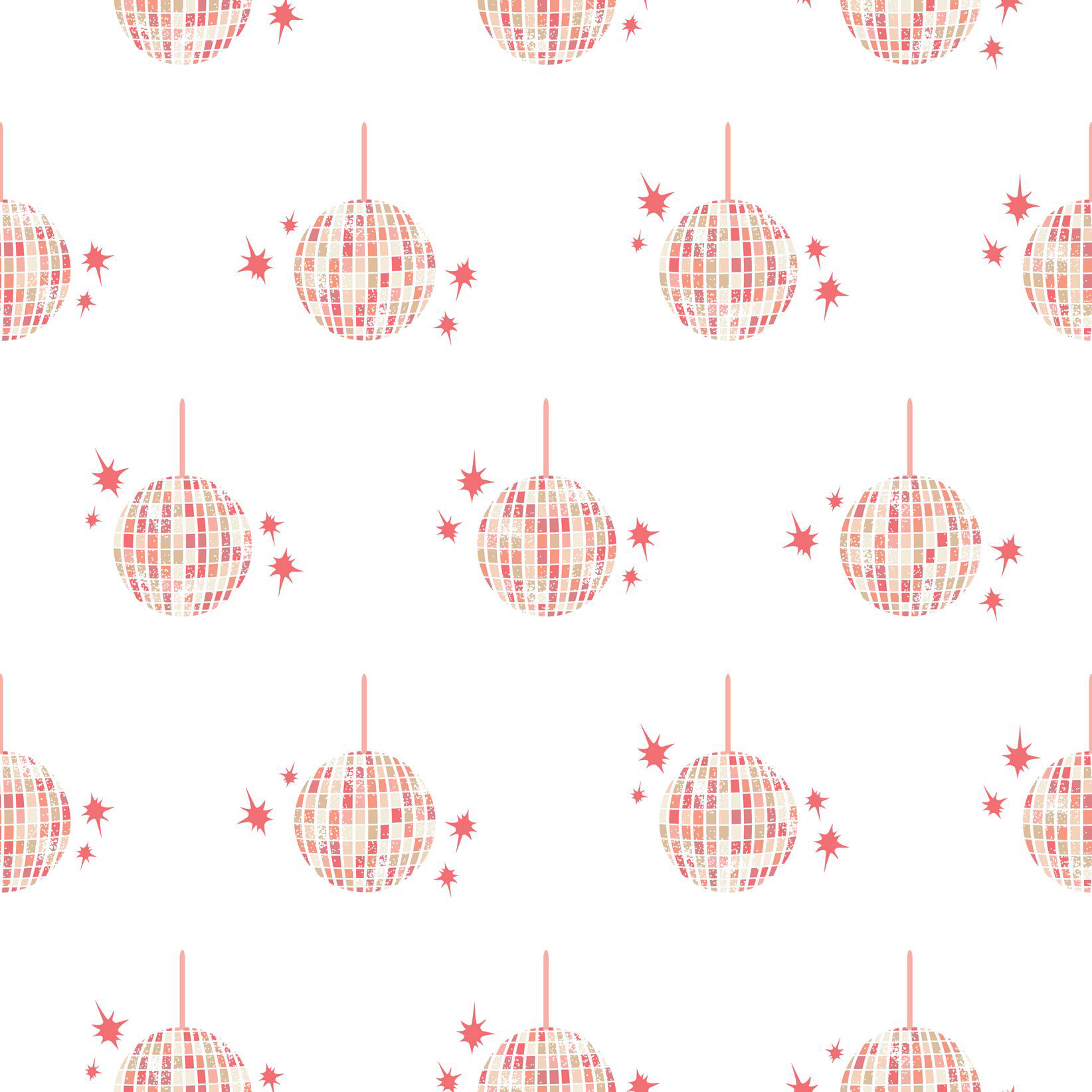 DISCO BALLS - DAZZLING PEACH