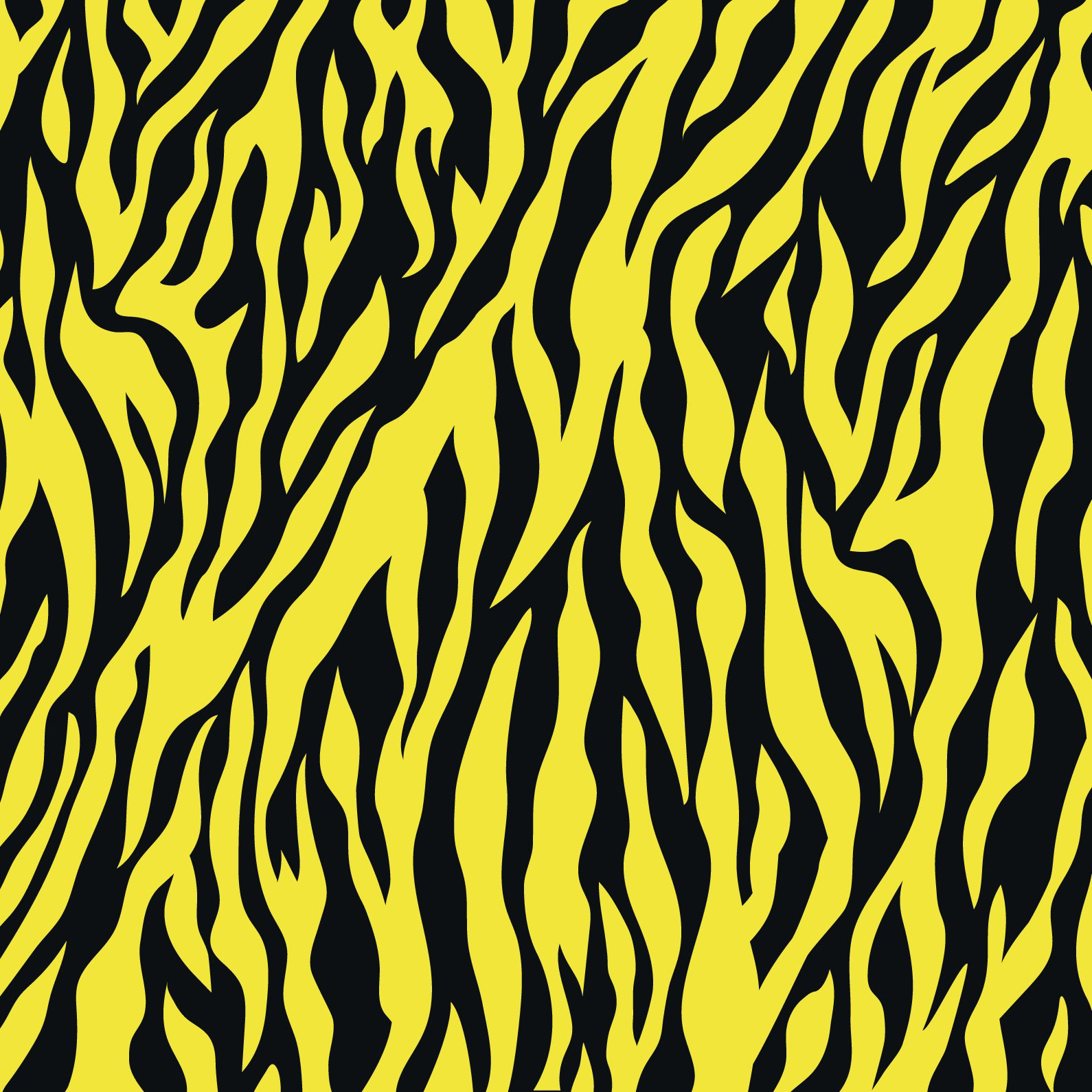 ZEBRA PRINT - ELECTRIC YELLOW & BLACK