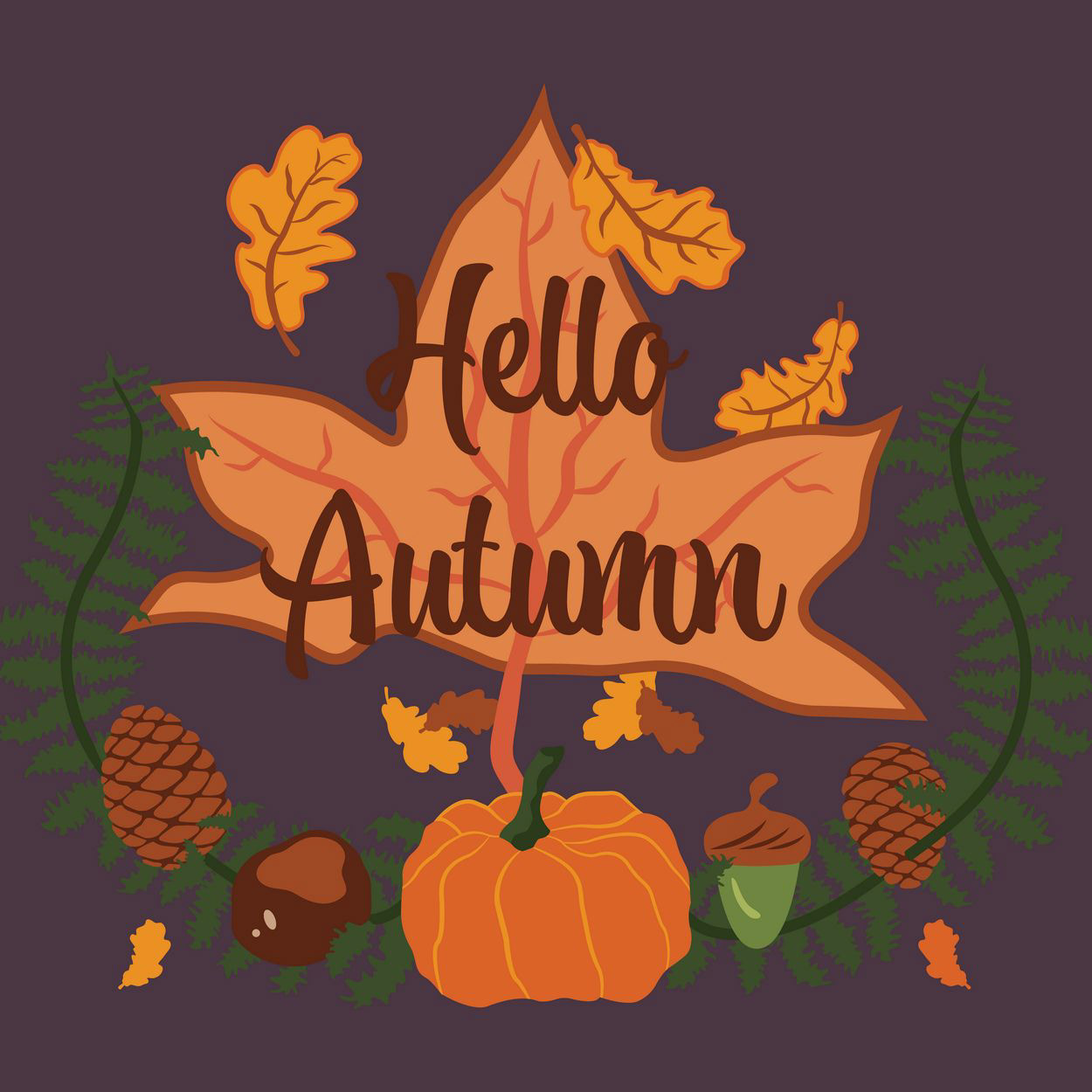 HELLO AUTUMN - ASH PURPLE