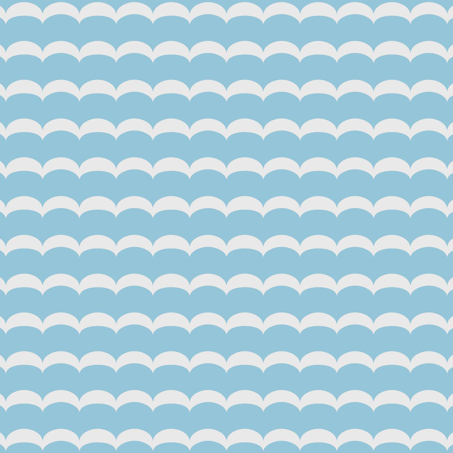 WAVES PRINT 1 - ISLAND WAVE BLUE