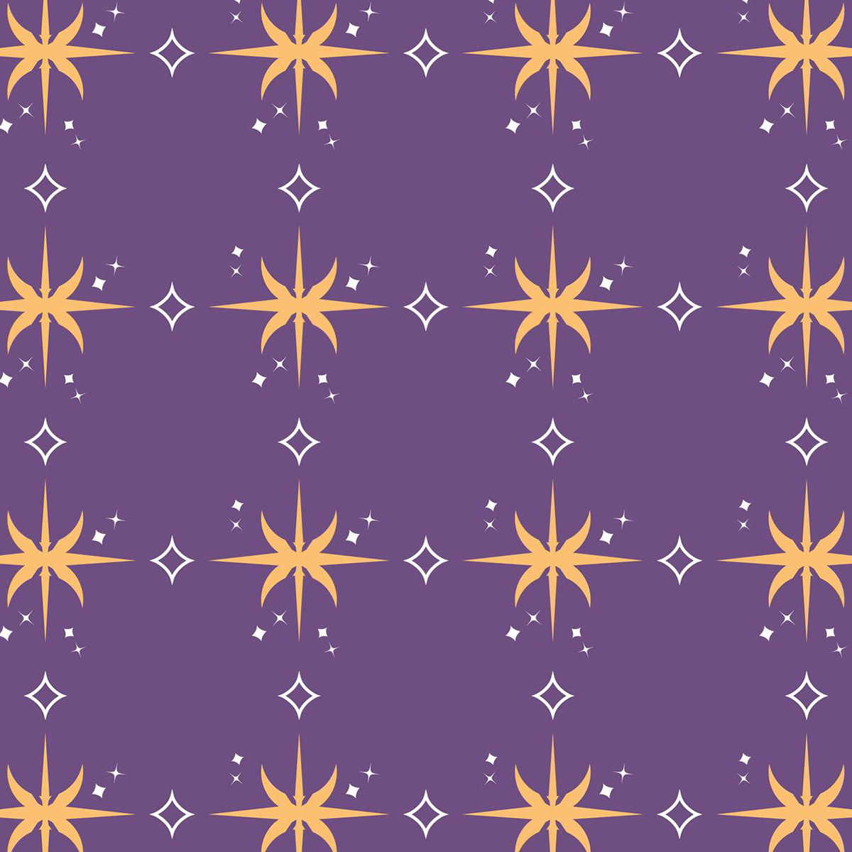 ARCANE STARS - GOLD & PURPLE MAGIC