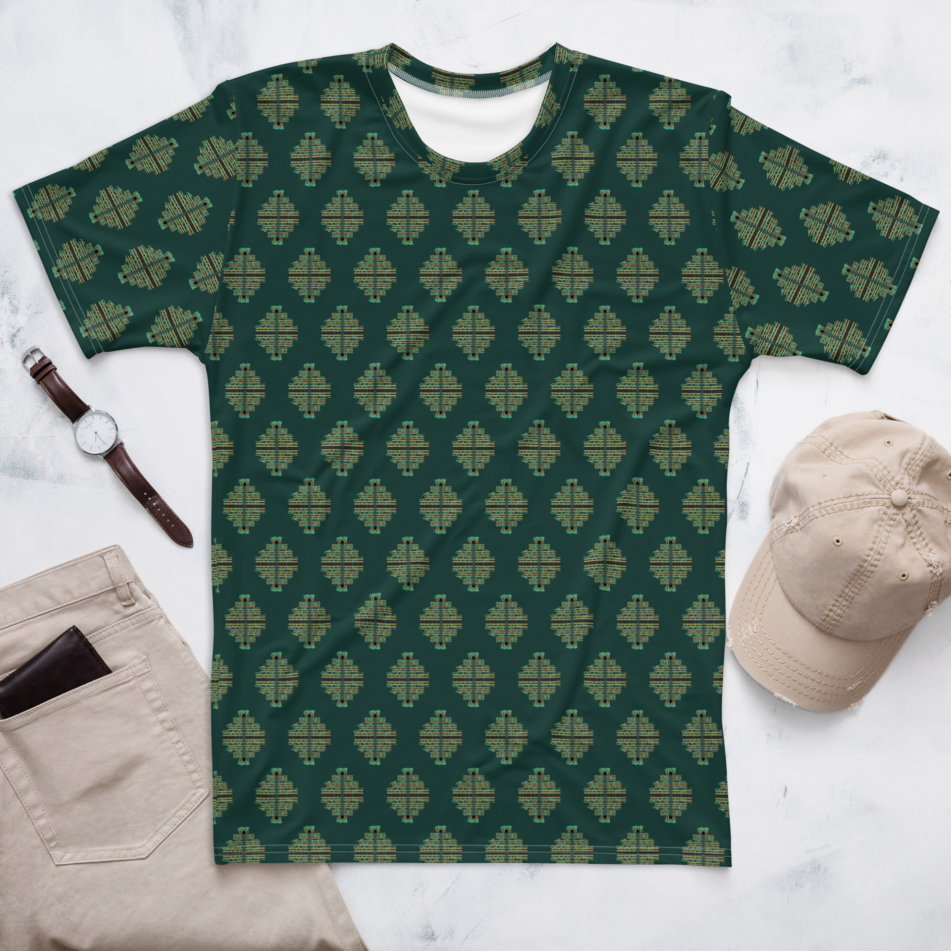 GEOMETRIC TEMPLES - ADVENTURER_ALL OVER GRAPHIC TEE