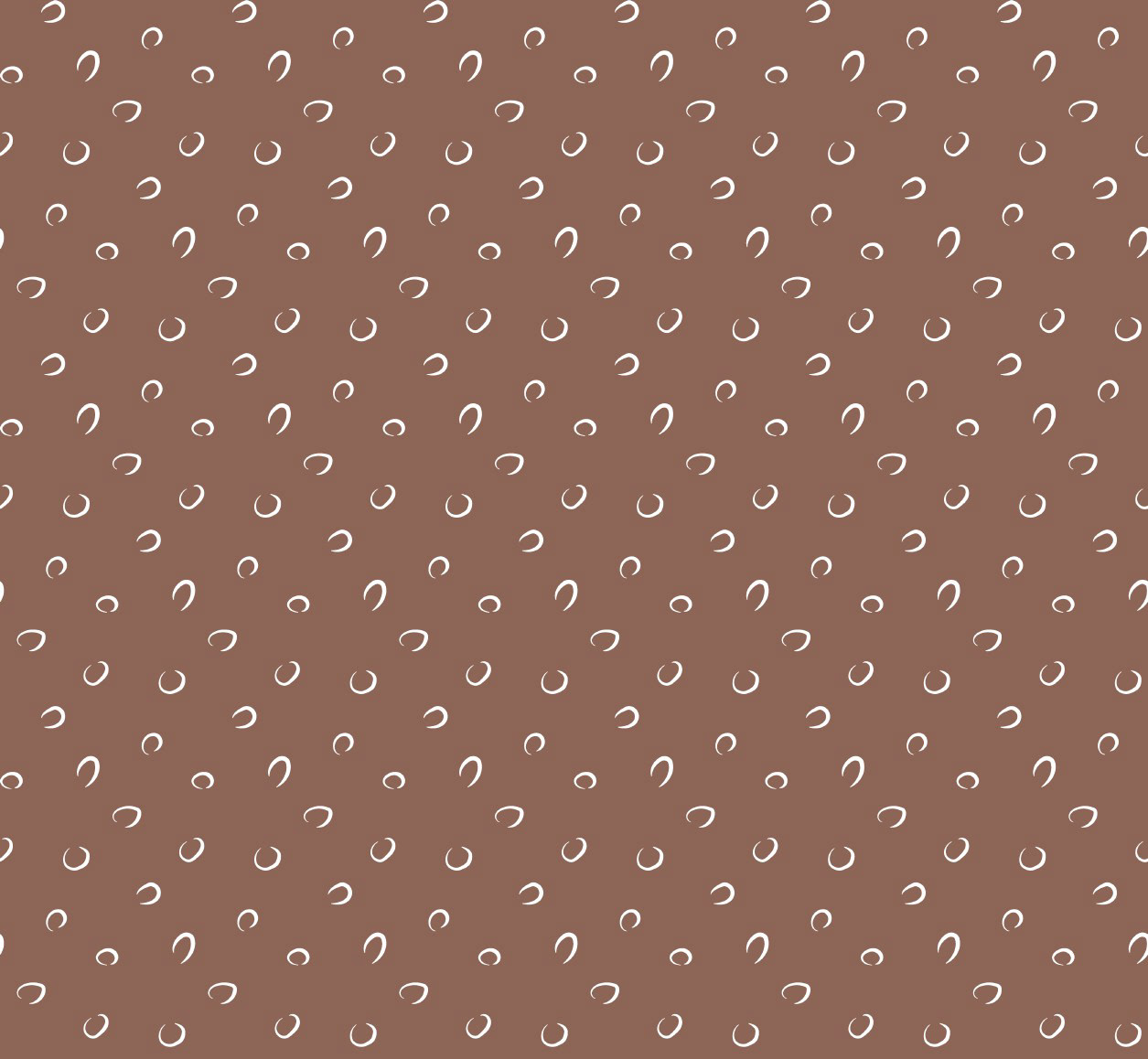 DOTTED SEEDS PATTERN TEAK BROWN