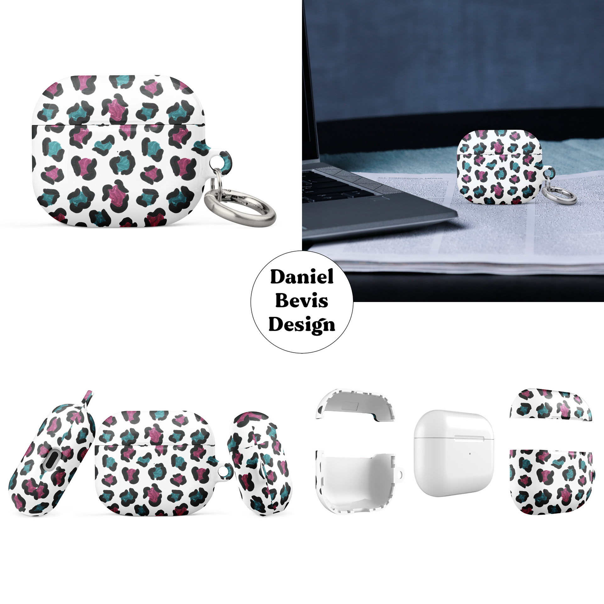 LEOPARD PRINT 1 - ELECTROPOP_AIRPOD GEN 3 CASES MOCKUPS COLLAGE