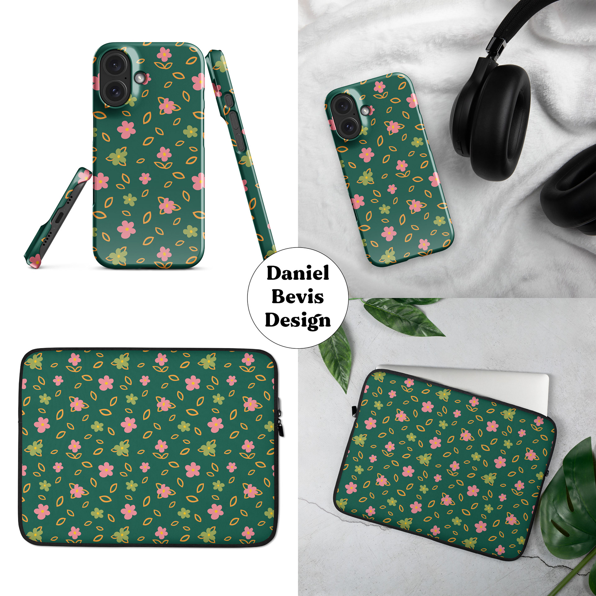 MINIMAL FLORALS - DOLCE VITA_IPHONE CASE & LAPTOP SLEEVE MOCKUPS