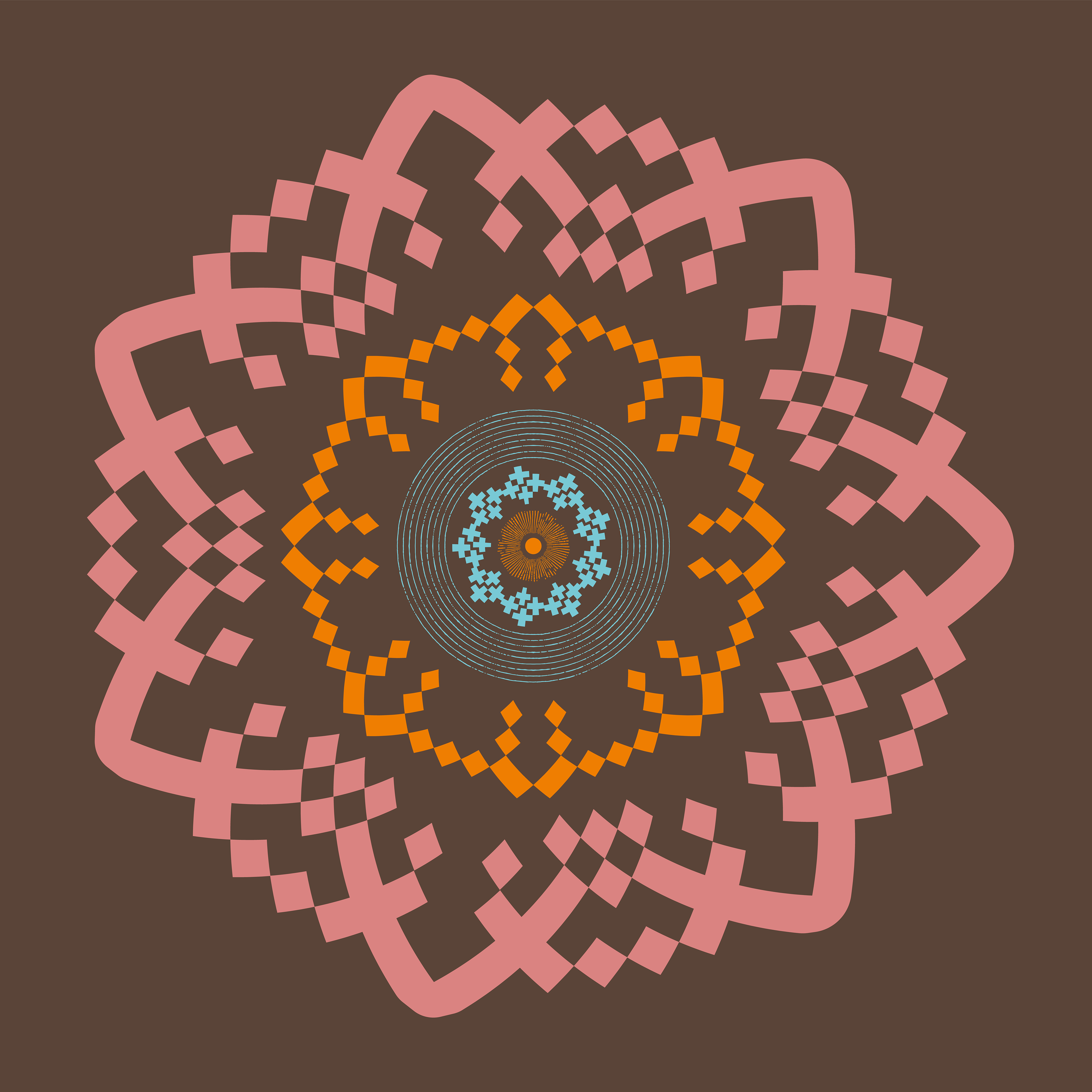 AZTEC MANDALA 1