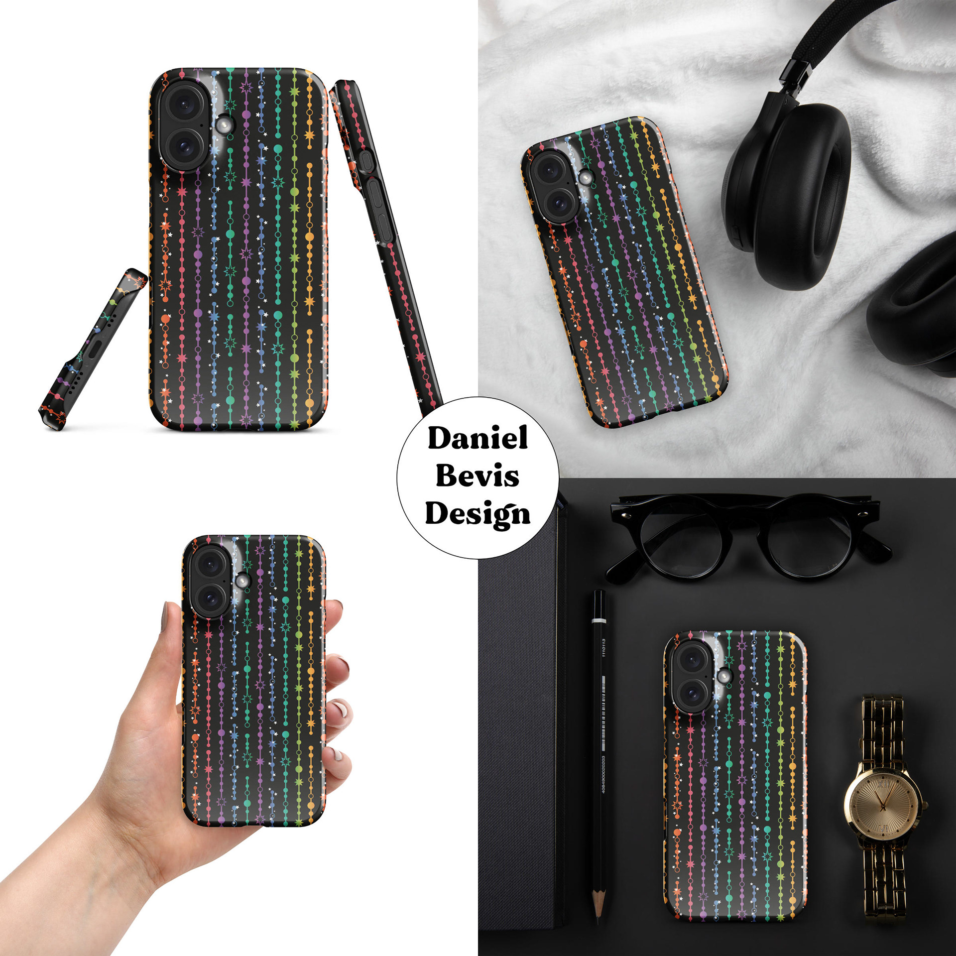 PARTY STRING LIGHTS 1 RAINBOW_IPHONE CASE MOCKUP COLLAGE