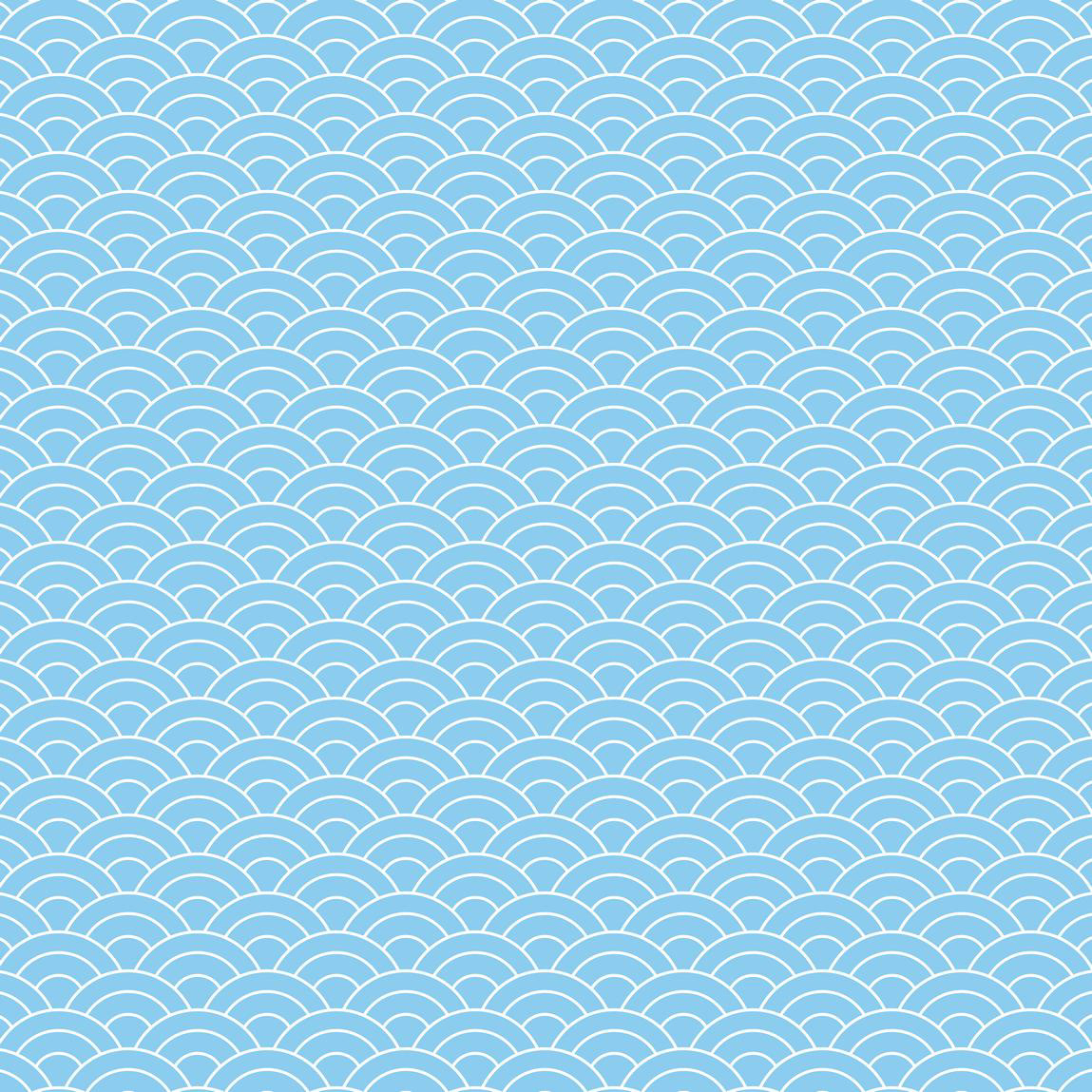 JAPANESE WAVES - CELESTE BLUE