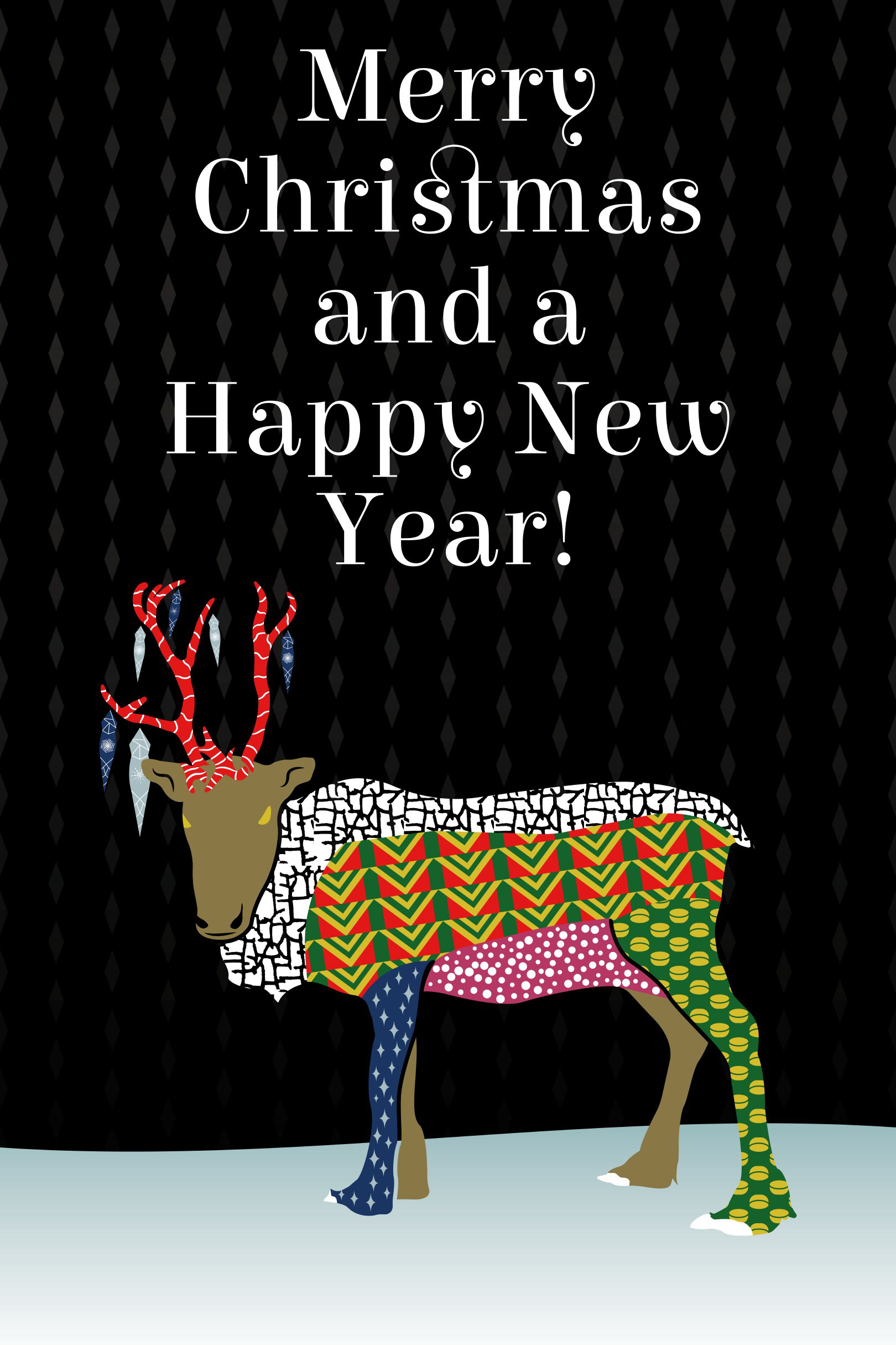 XMAS REINDEER CARD