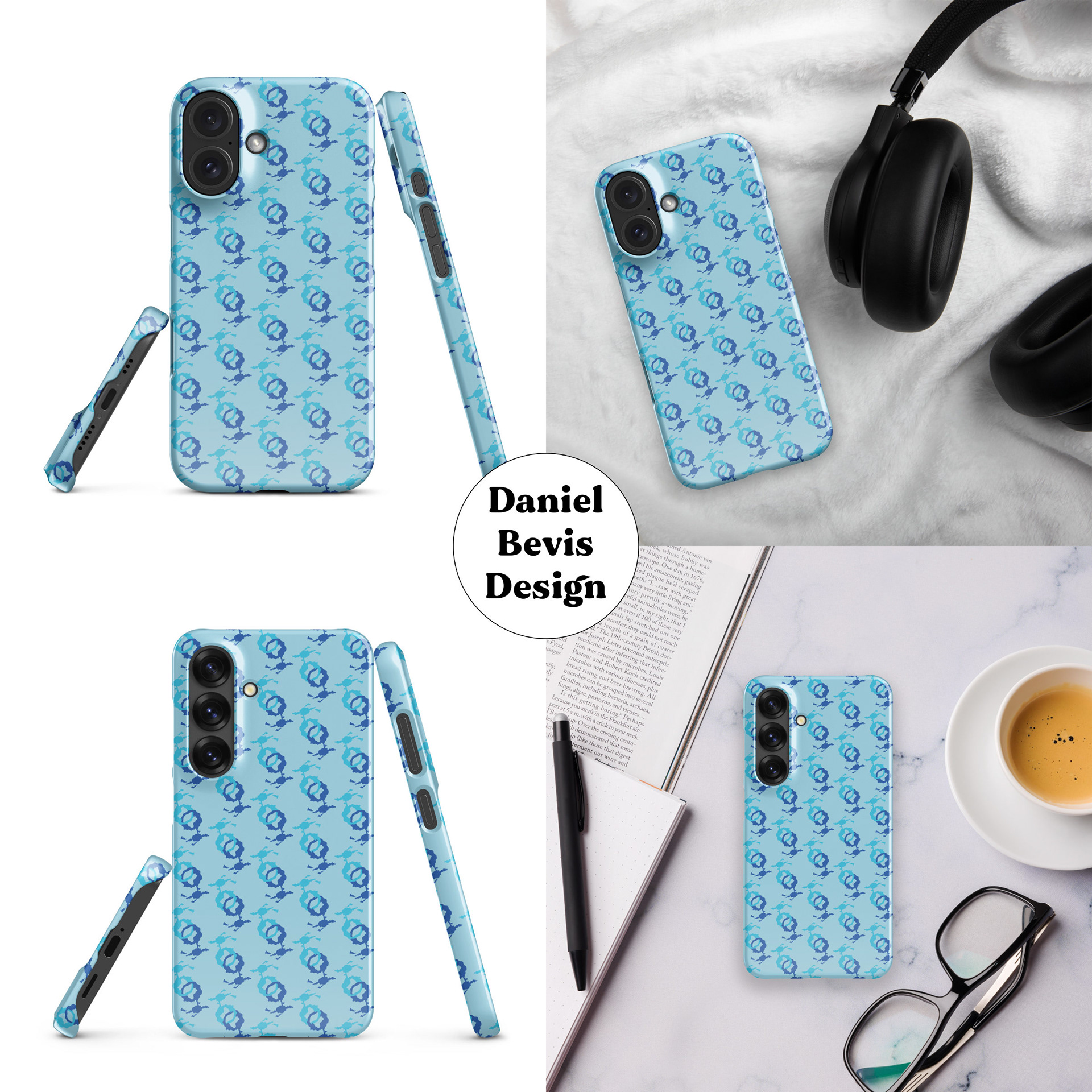 ABSTRACT AQUA RINGS_IPHONE & SAMSUNG CASE MOCKUPS