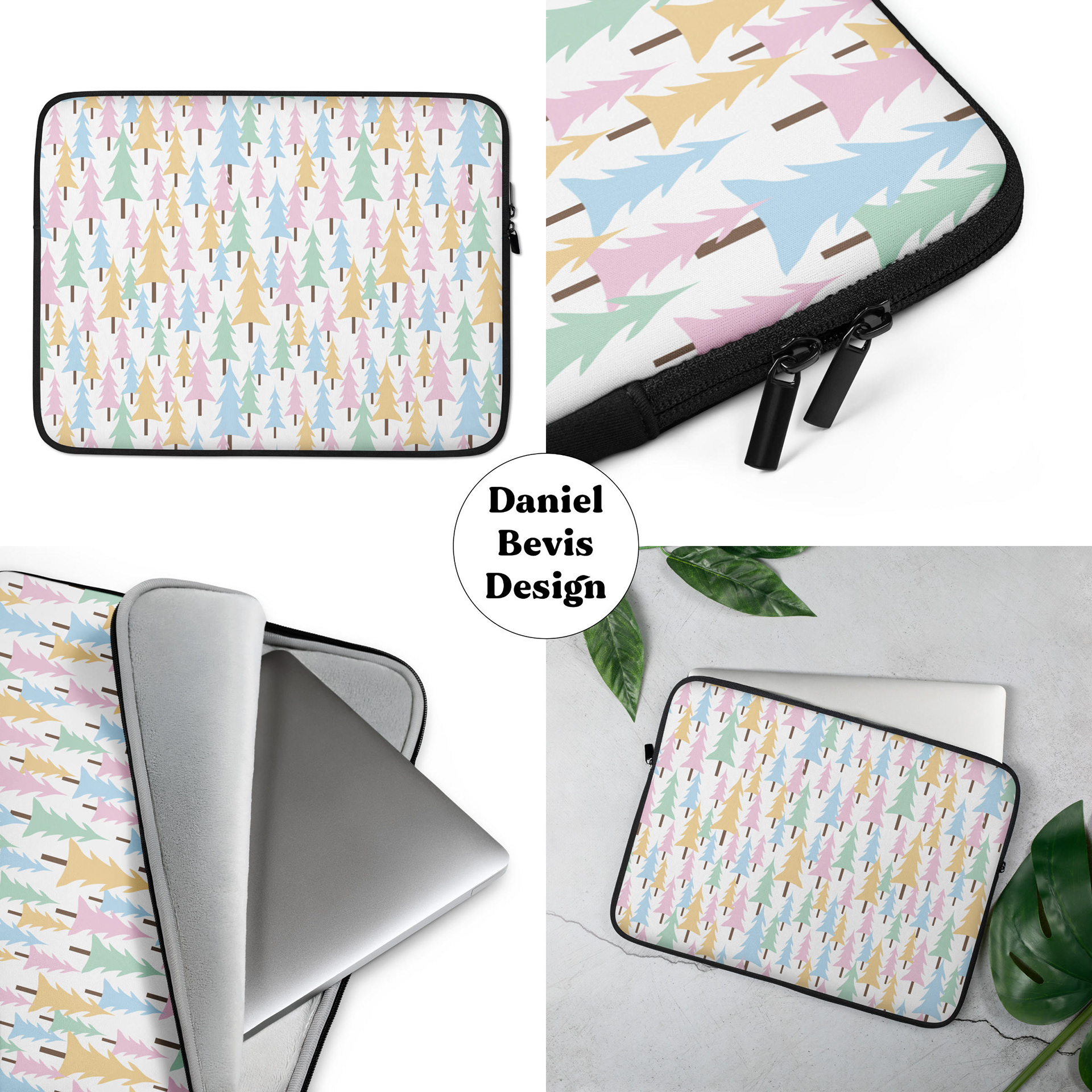  PASTEL WINTER WOODLAND_LAPTOP SLEEVE MOCKUPS