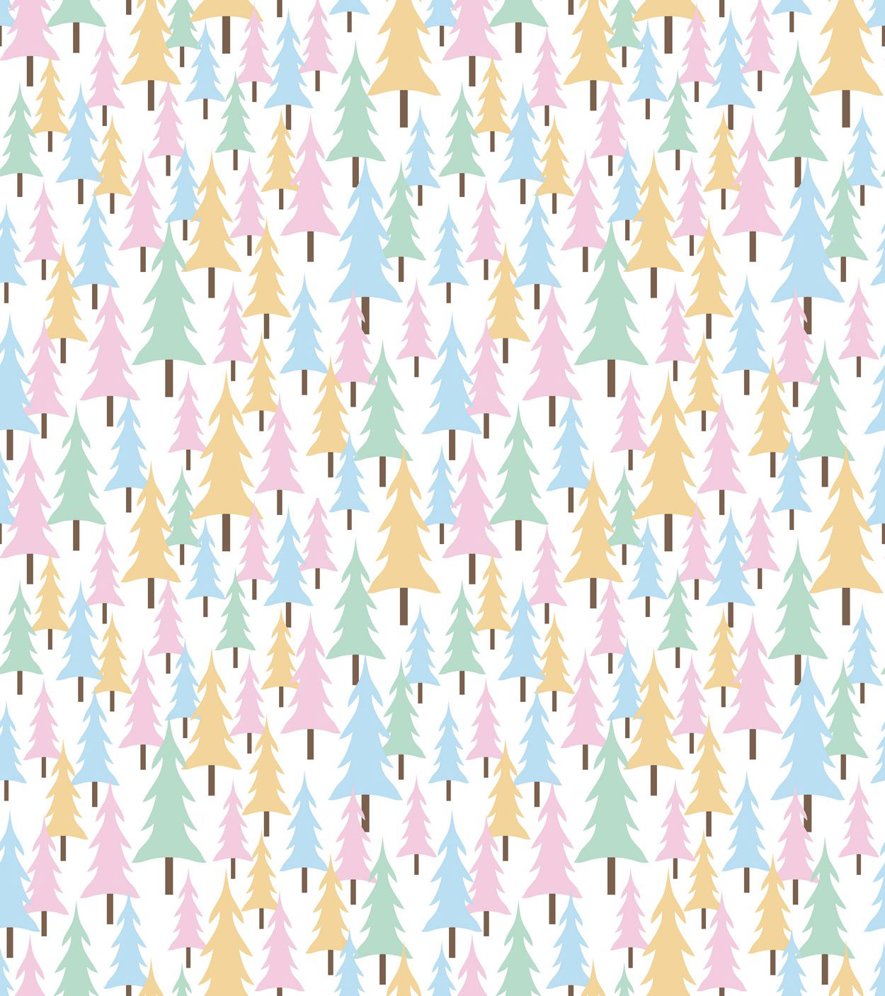 PASTEL WINTER WOODLAND