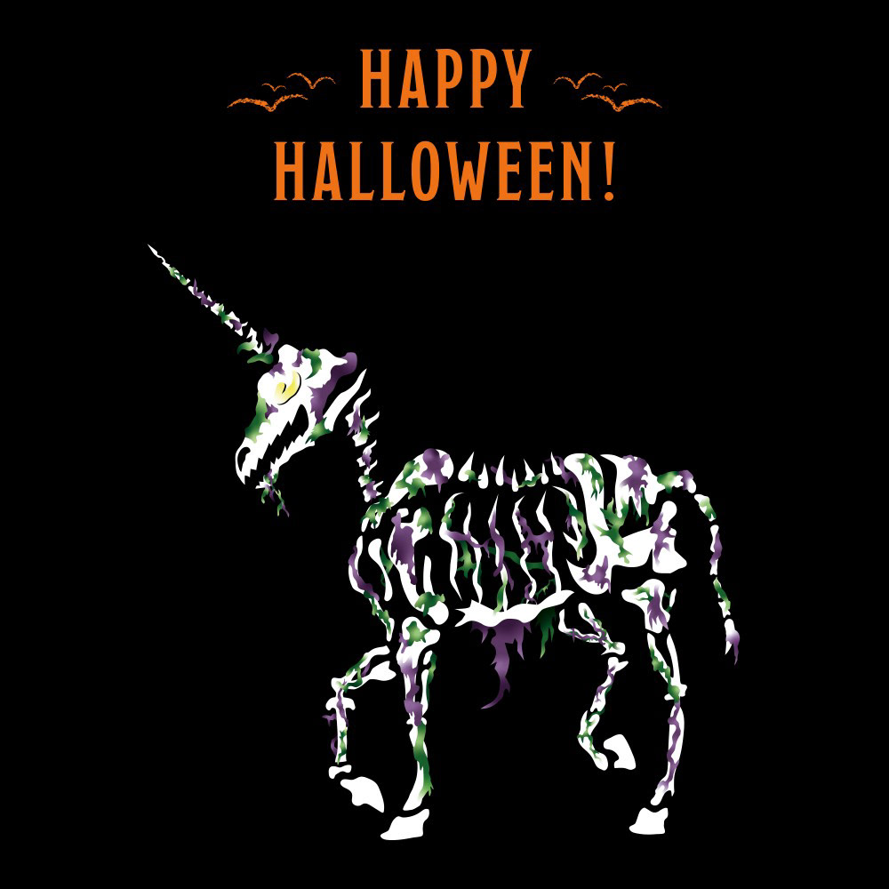 UNDEAD UNICORN - HAPPY HALLOWEEN!