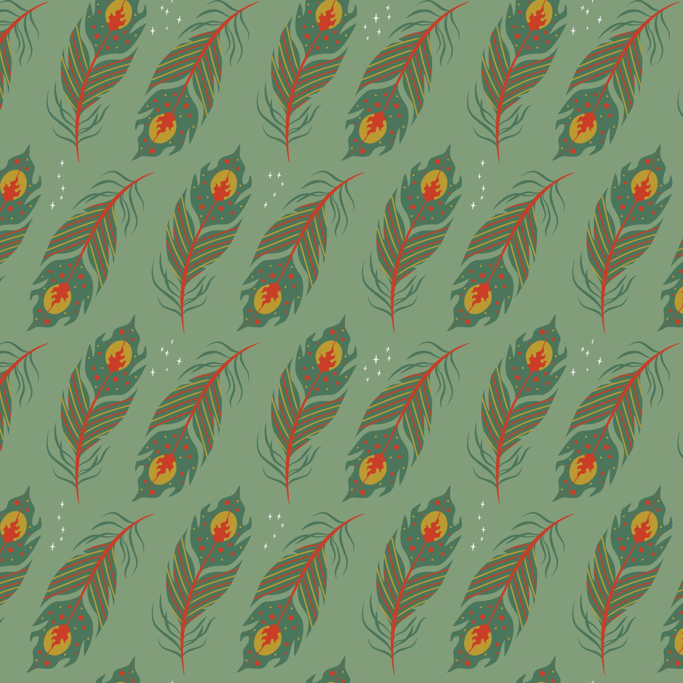 PHOENIX FEATHERS - RETRO TRAFFIC LIGHTS