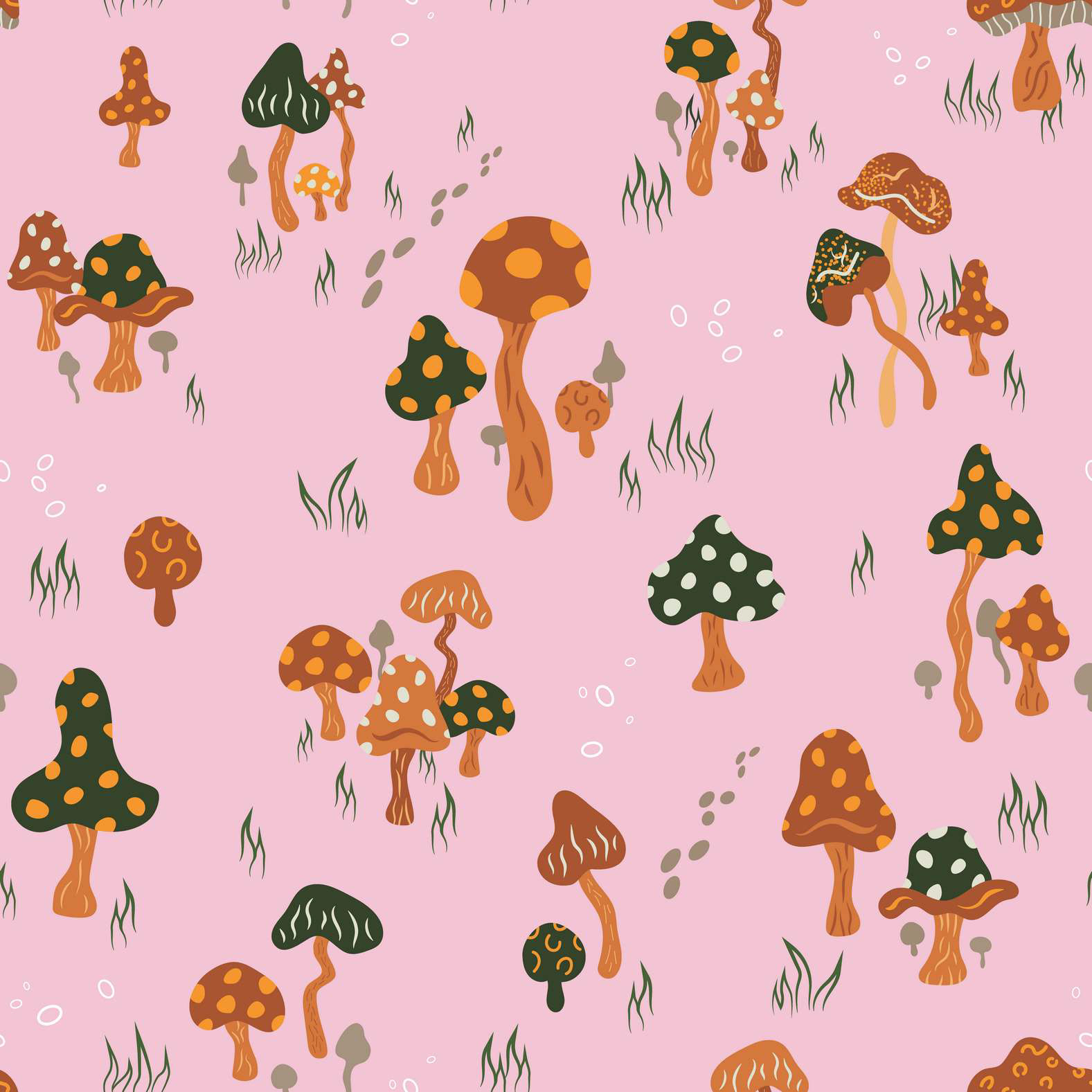 MUSHROOM MEADOW - FAIRYTALE PINK