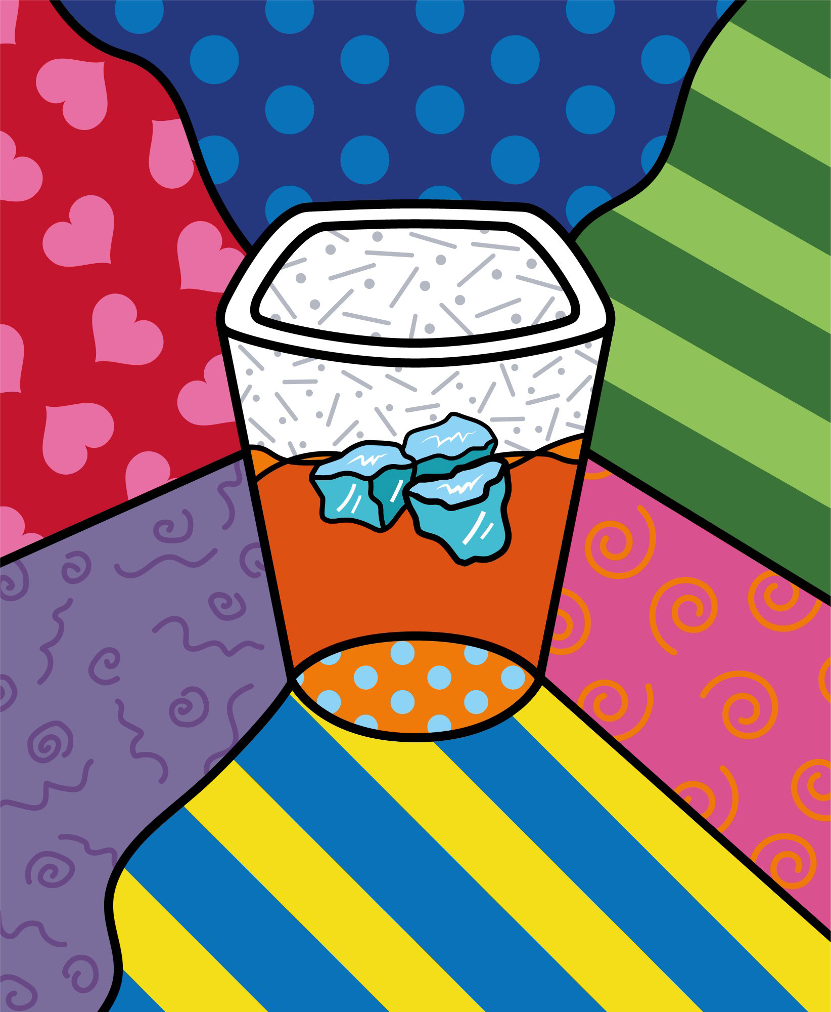 JD & COKE ~ ROMERO BRITTO HOMAGE