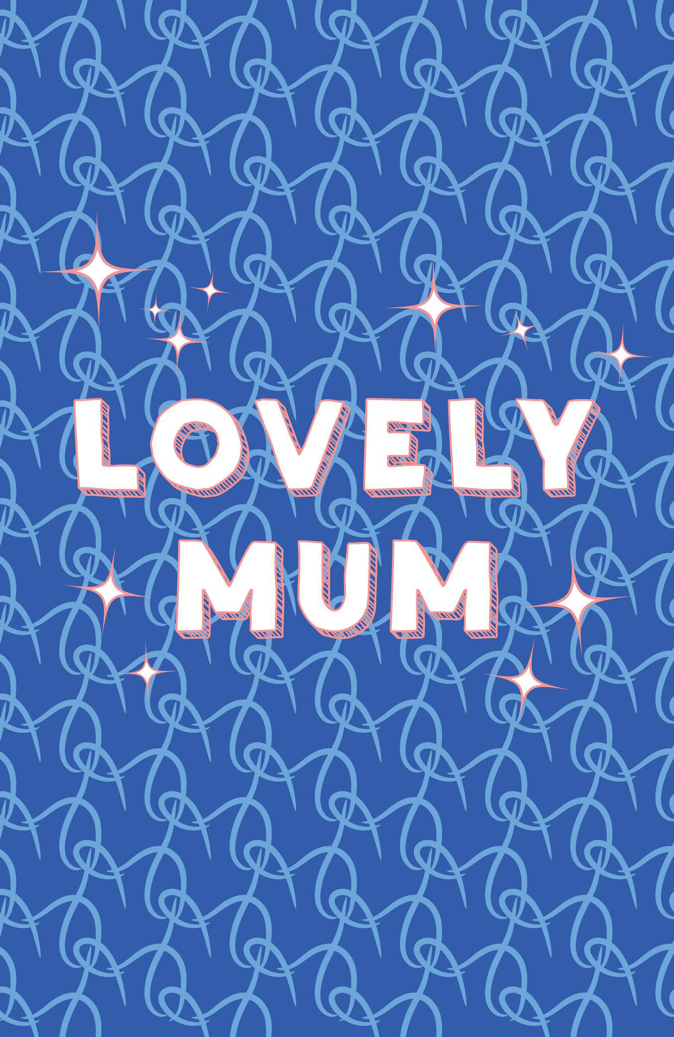 LOVELY MUM - CINDERELLA BLUE CARD