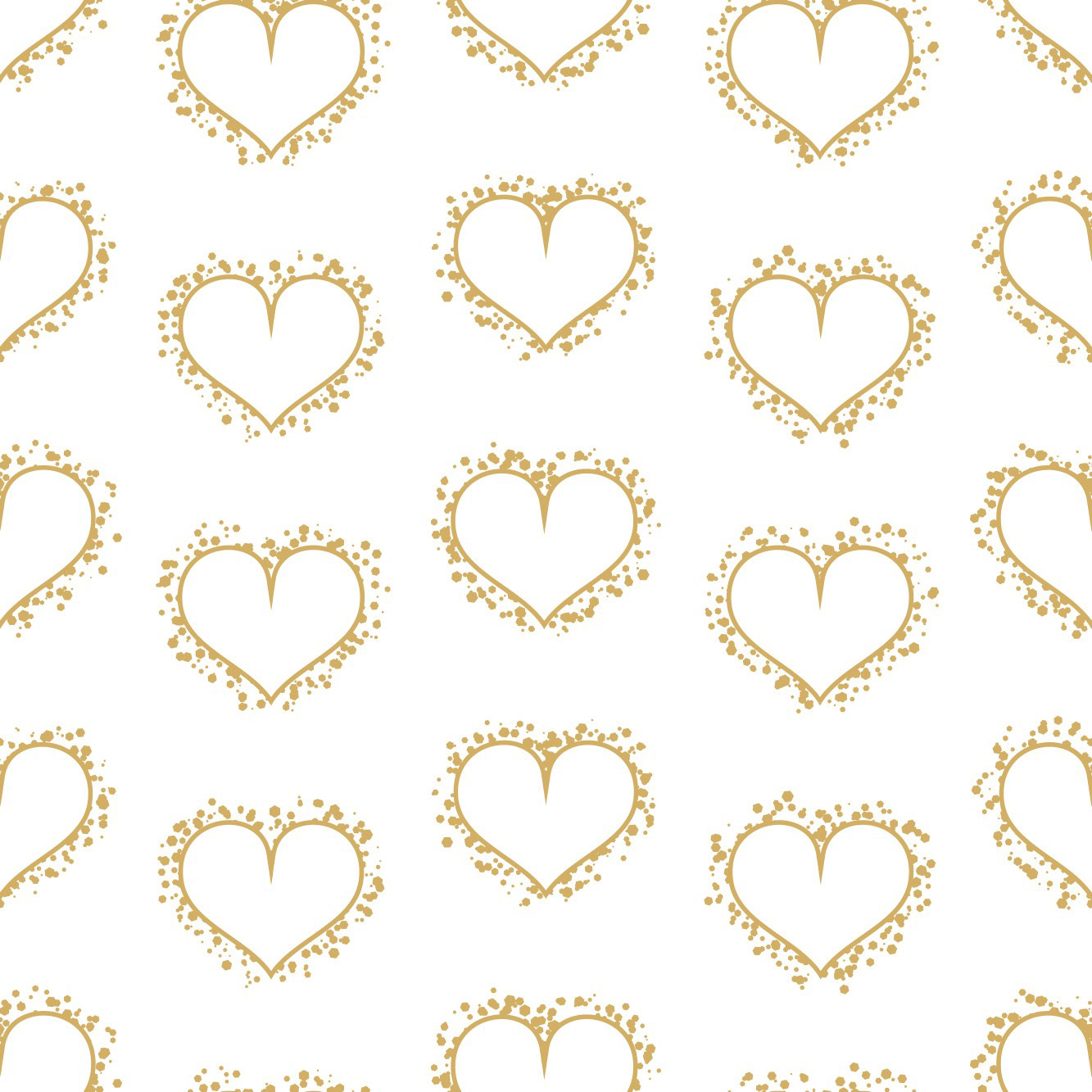 SPARKLING GOLD HEARTS