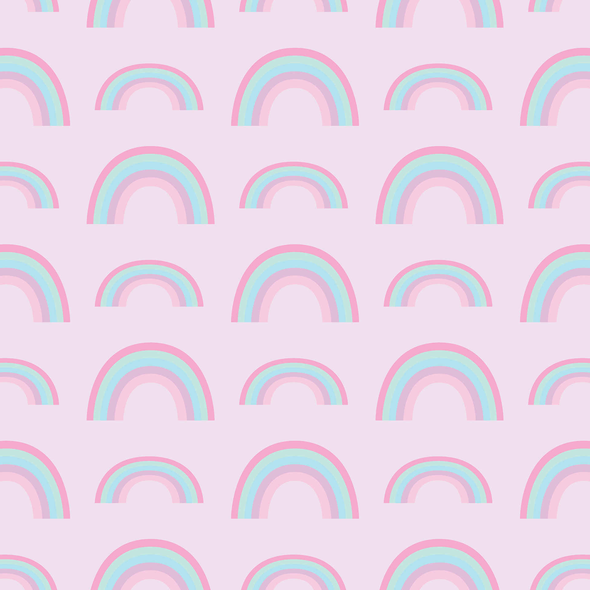 PASTEL RAINBOWS PATTERN