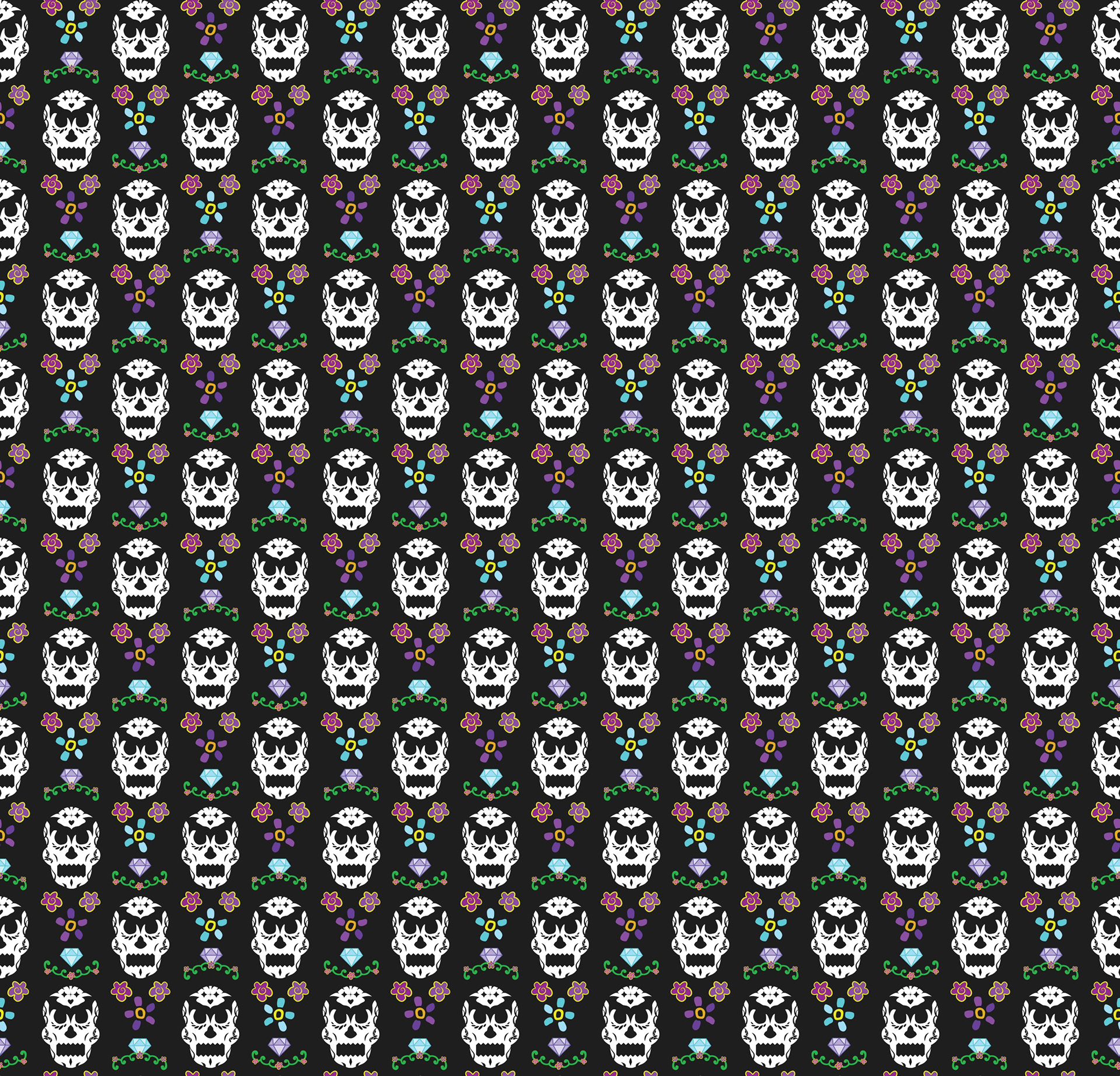 SUGAR SKULL PATTERN [SMALL SCALE]