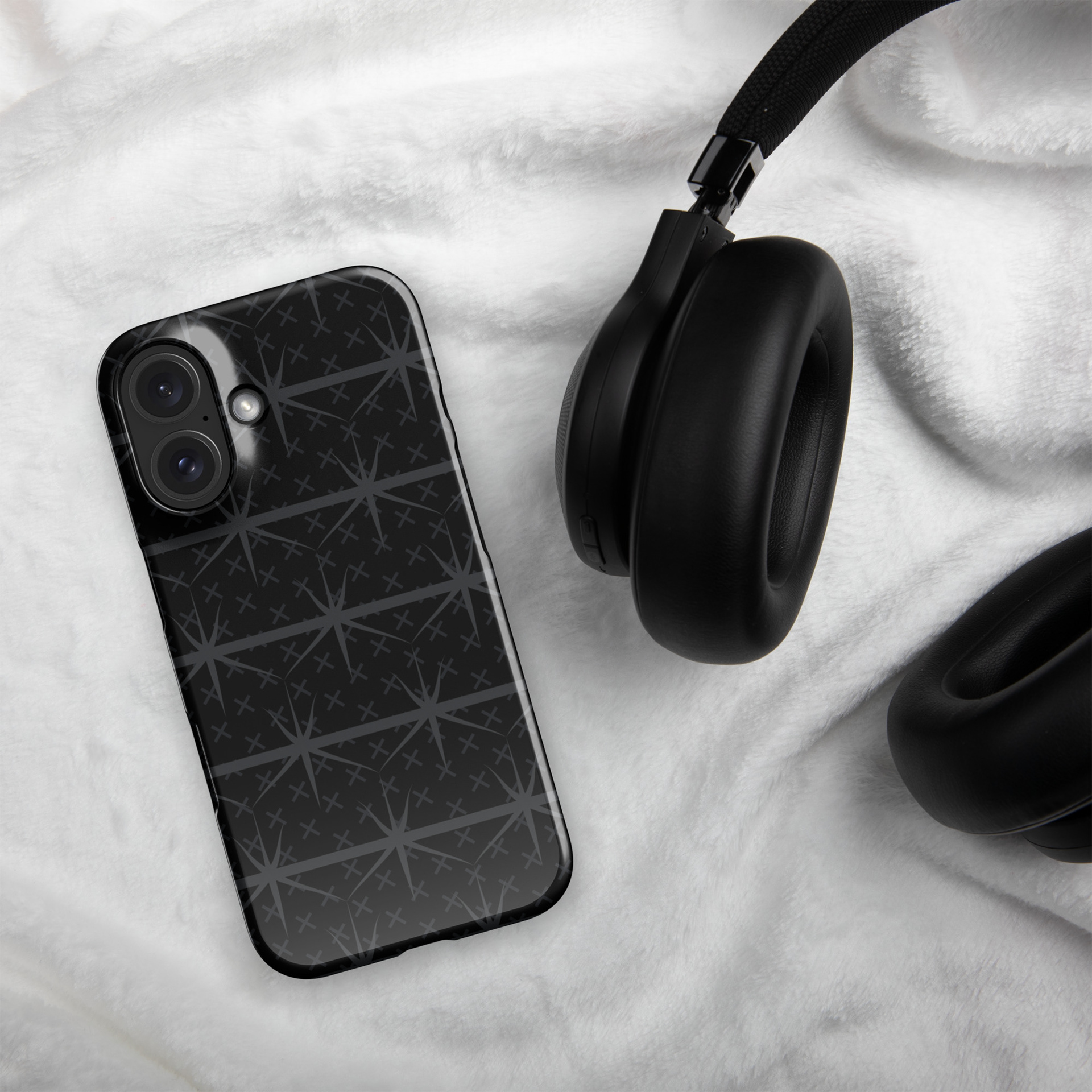 STARRY MEDIEVAL FENCE - GREY - PHONE CASE