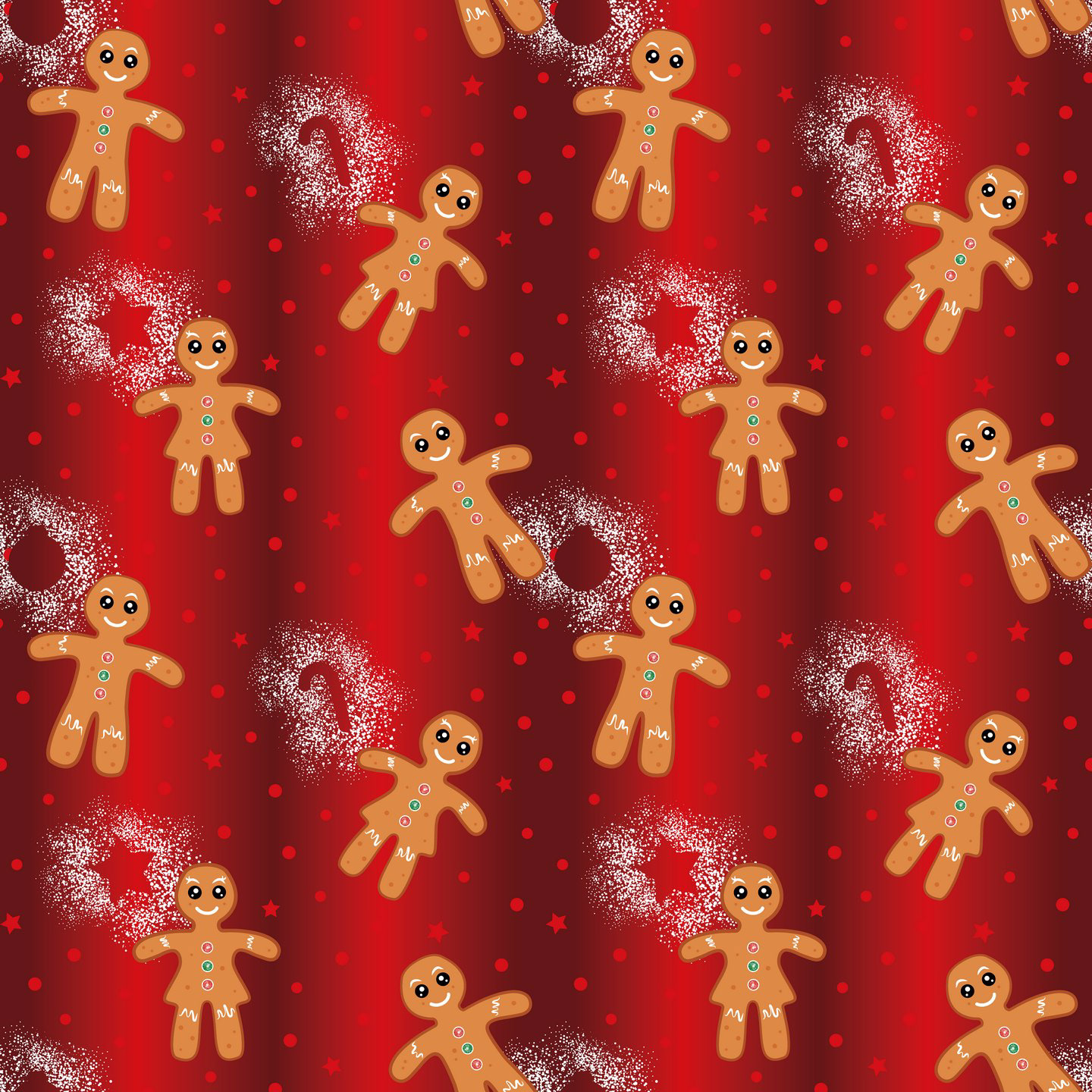 GINGERBREAD RED FOIL