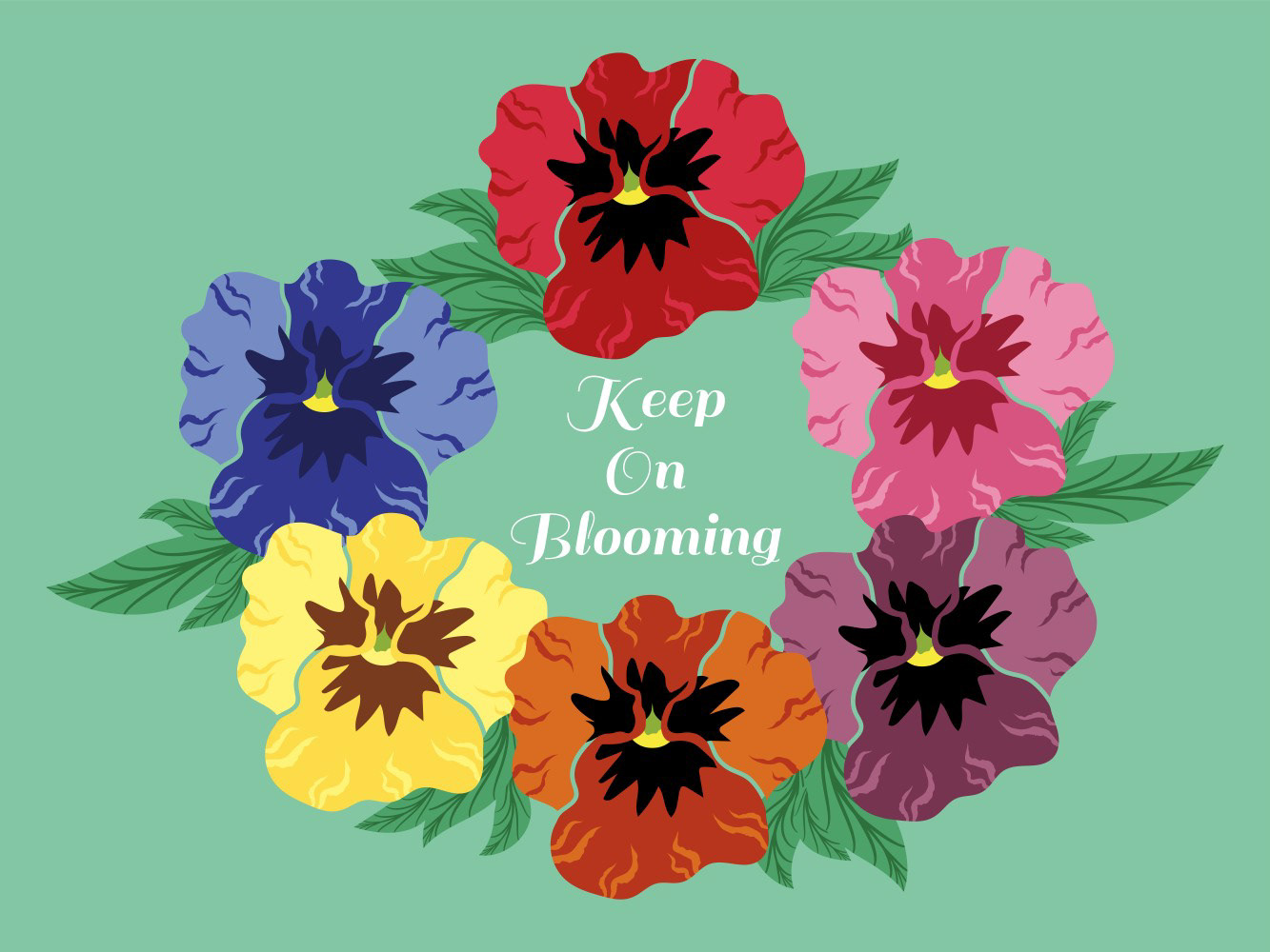KEEP ON BLOOMING [LIGHT MINT]