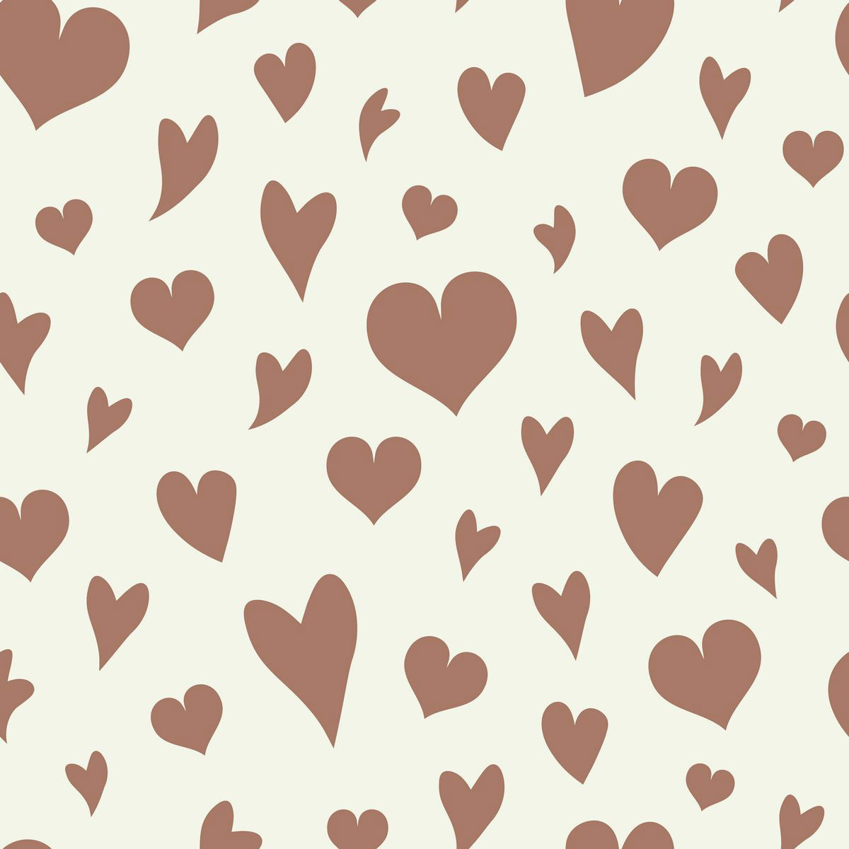 LOVE HEARTS MOCHA-CREAM [INVERSE]